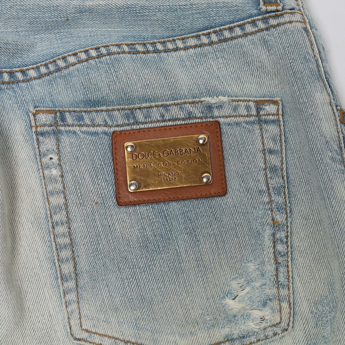 Dolce & Gabbana Dolce & Gabbana Jeans Denim Pants Distressed Fade Metal Logo Size US 32 / EU 48 - 21 Thumbnail