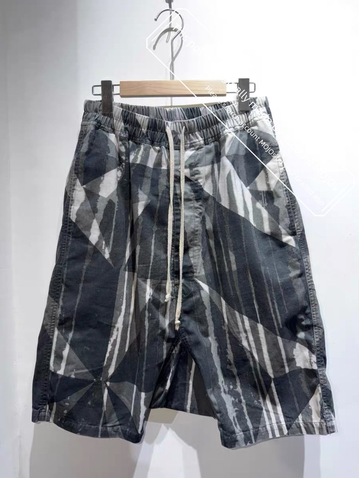 Rick Owens Rick Owens Mainline FW15 Sphinx pods shorts — Dust Grey