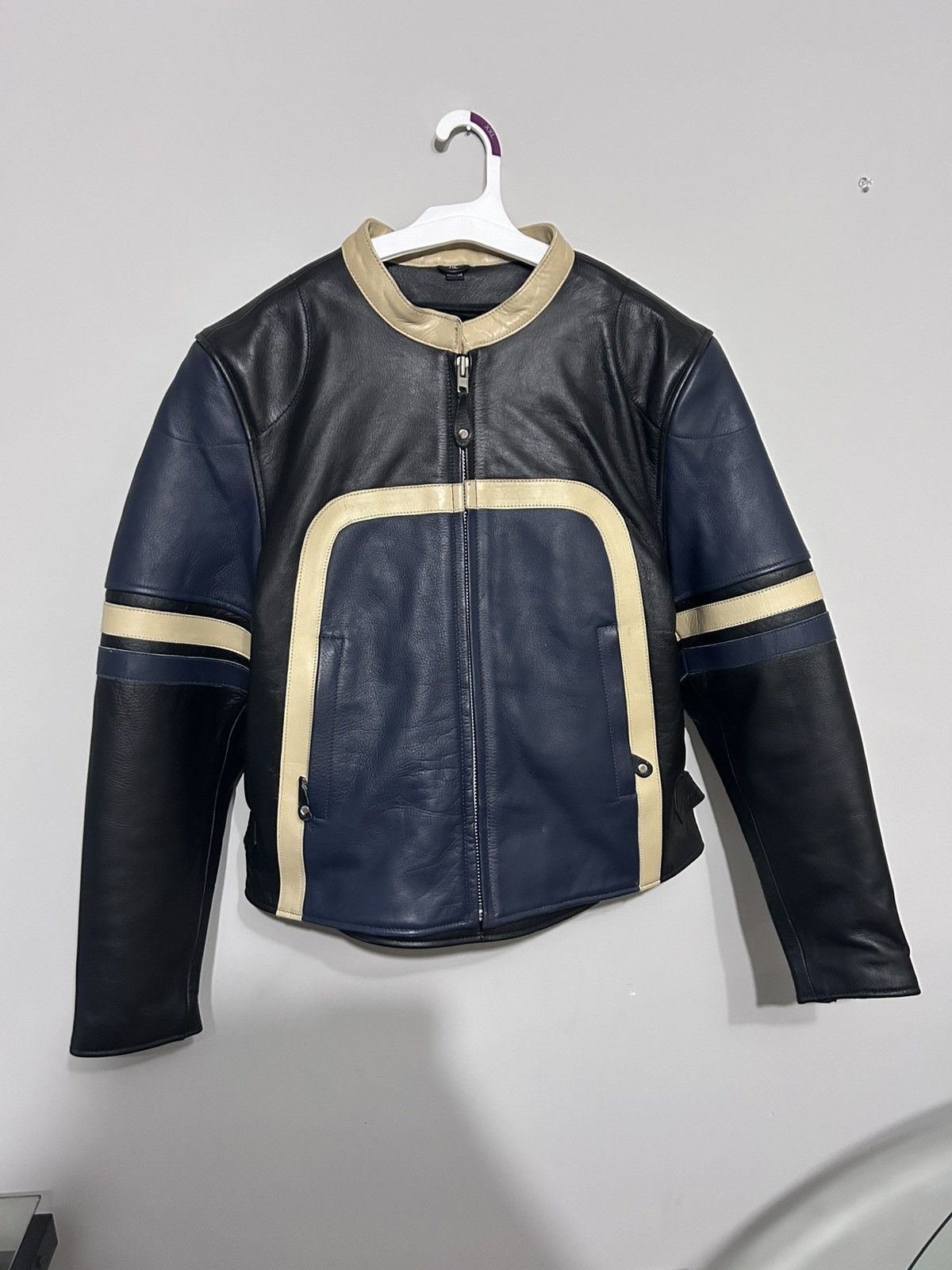 Hysteric Glamour Wool Double Rider Jacket Black Leather Jackets