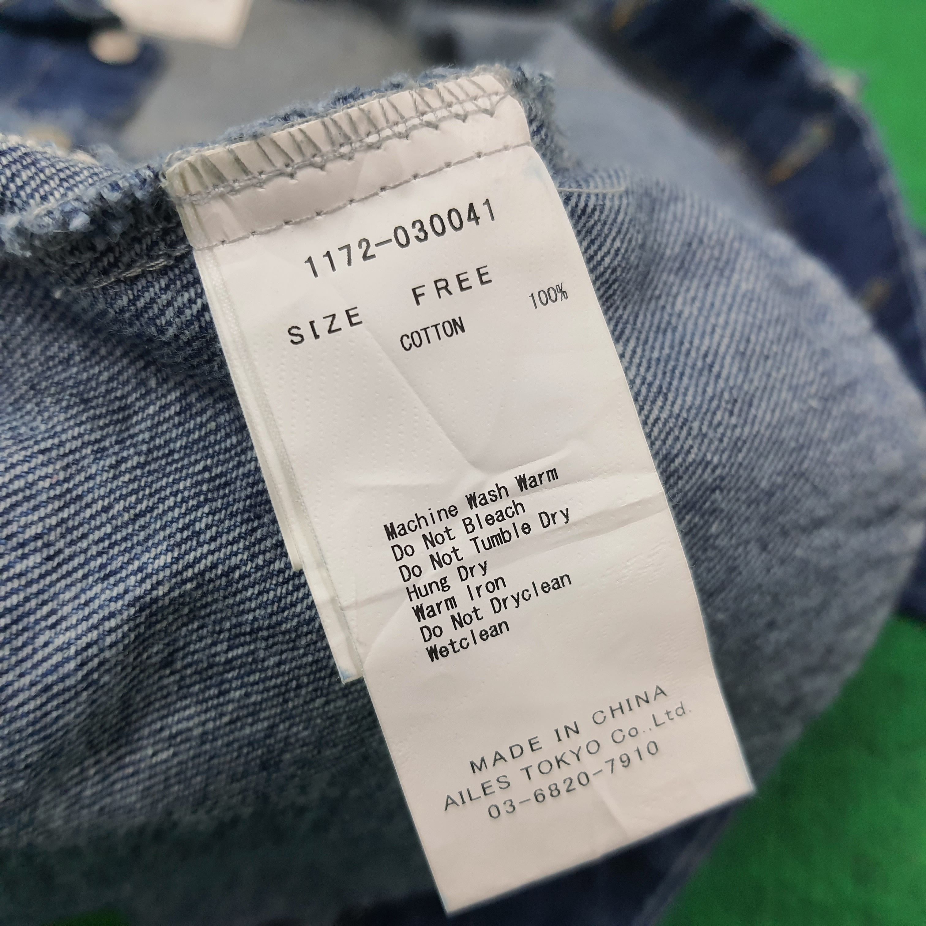 Japanese Brand Vintage ENVYM Ripped Denim Raw Hem Jacket C266N20 Size US L / EU 52-54 / 3 - 7 Thumbnail