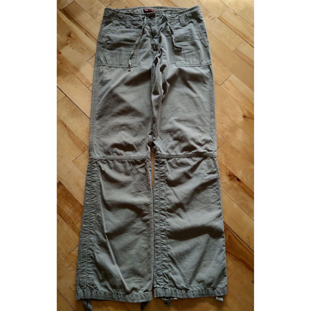 Vintage Vintage 90s Cargos Baggy Raver Pants y2k Opium Techno Fairy Size 25" / US 0 / IT 36 - 1 Thumbnail