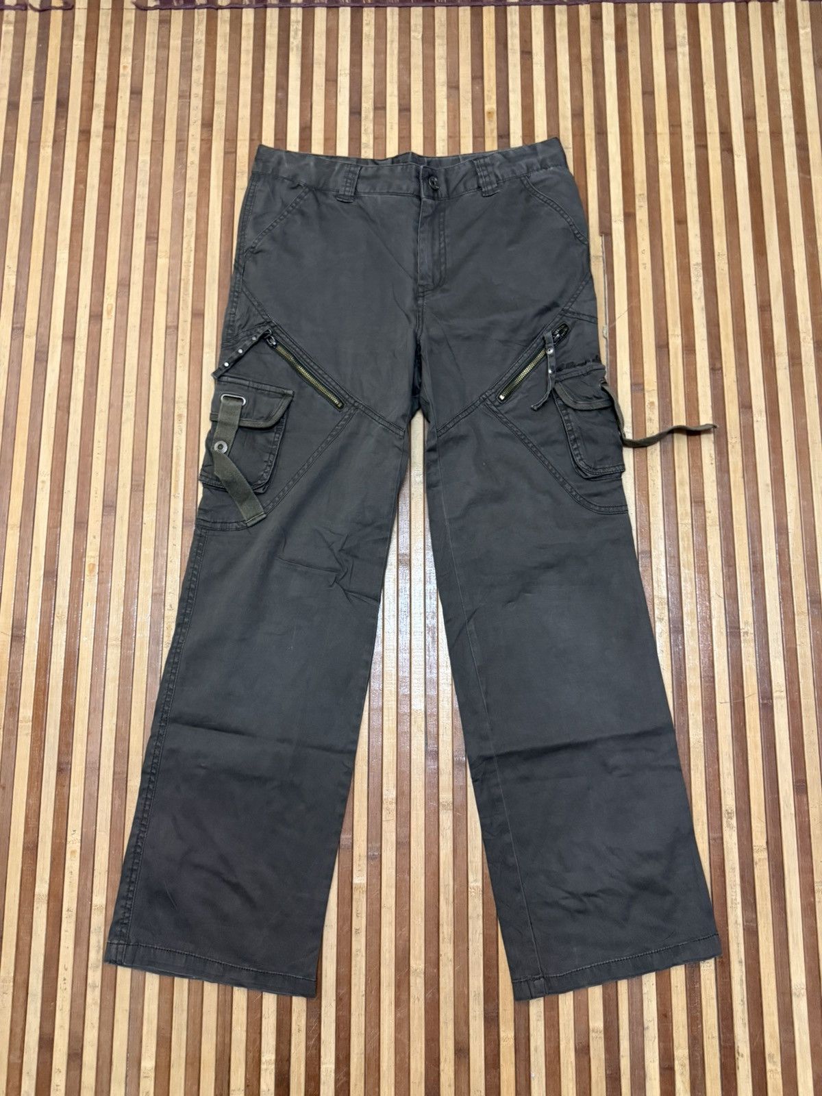 Lee Brennan Design Vintage L.BRENN Cargo Pants 8 Pockets / Streetwear W30X30 Size US 30 / EU 46 - 2 Thumbnail
