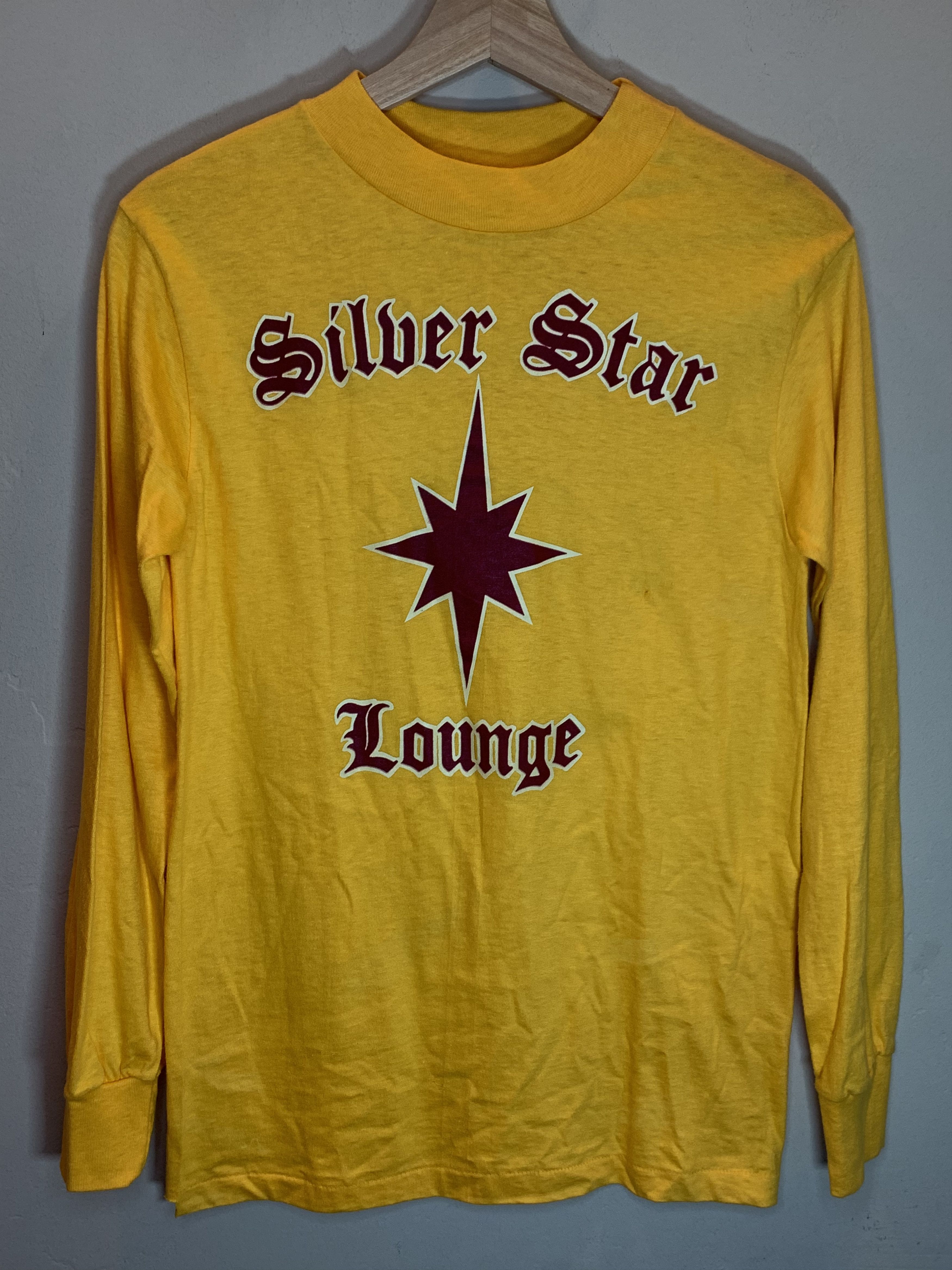 Vintage RARE* Vintage 70’s Silver Star Lounge Single Stitch LS Shirt Size US S / EU 44-46 / 1 - 1 Thumbnail