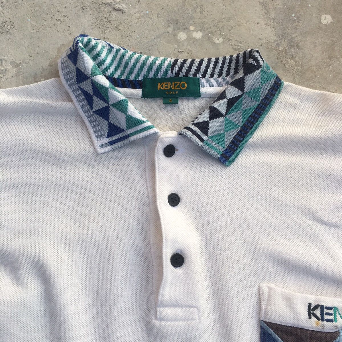 Japanese Brand × Kenzo Vintage KENZO GOLF Polo Shirt Size US L / EU 52-54 / 3 - 6 Thumbnail