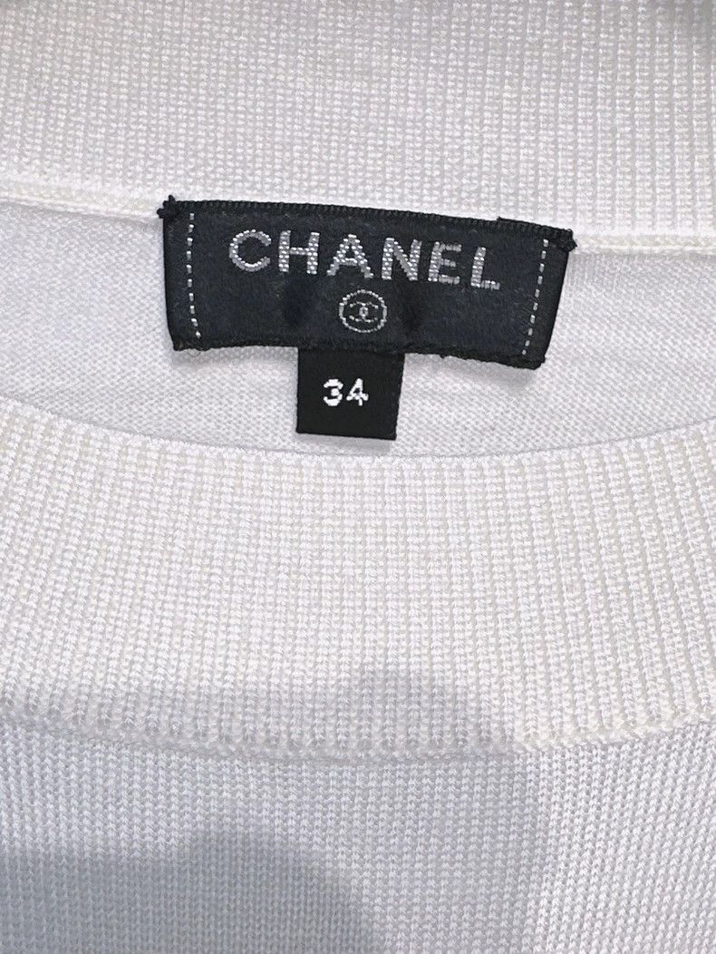 Chanel Chanel 20A white classic three-dimensional camellia long-s Size XXS / US 00 / IT 34 - 5 Thumbnail