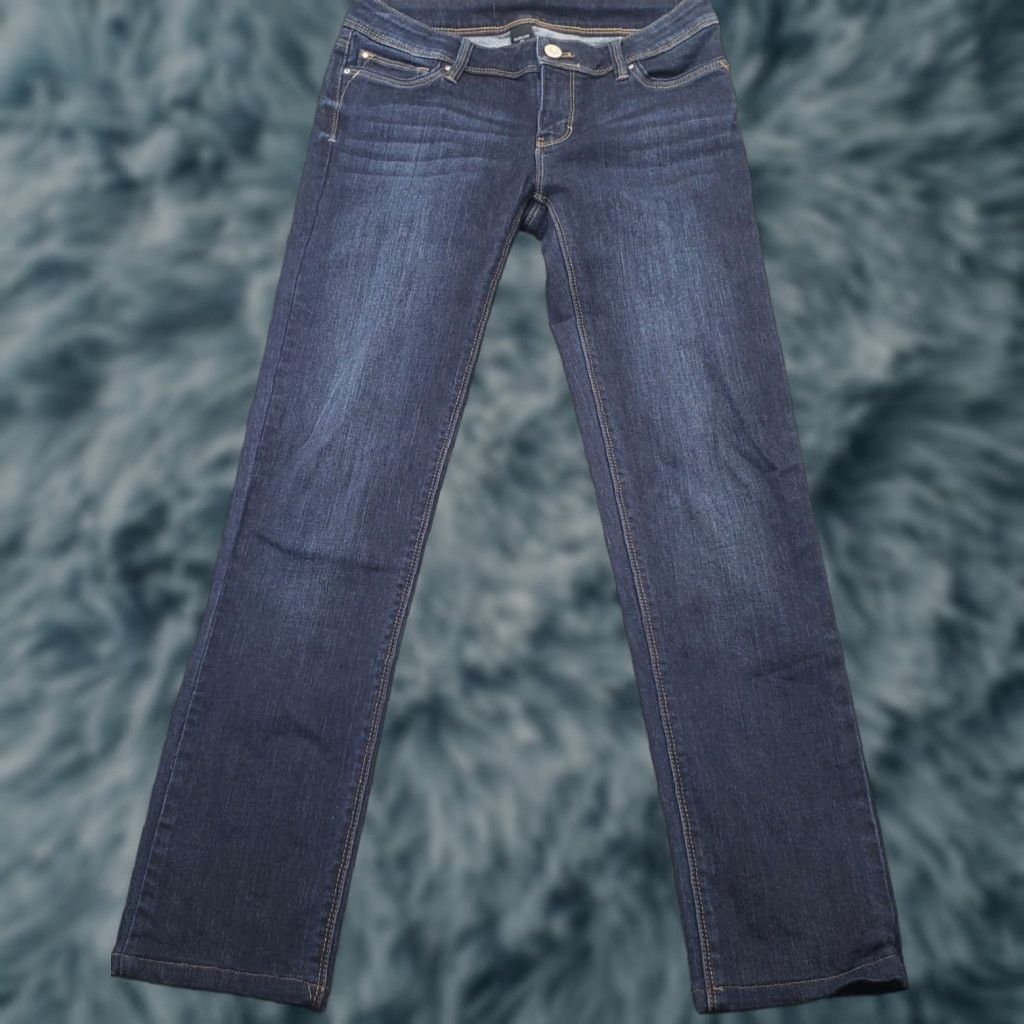 White House Black Market White House Black Market Jeans Women's 0R Blue Denim Slim Leg Streetwear 5-Pocket Design 27 Inseam Size 25" / US 0 / IT 36 - 1 Thumbnail