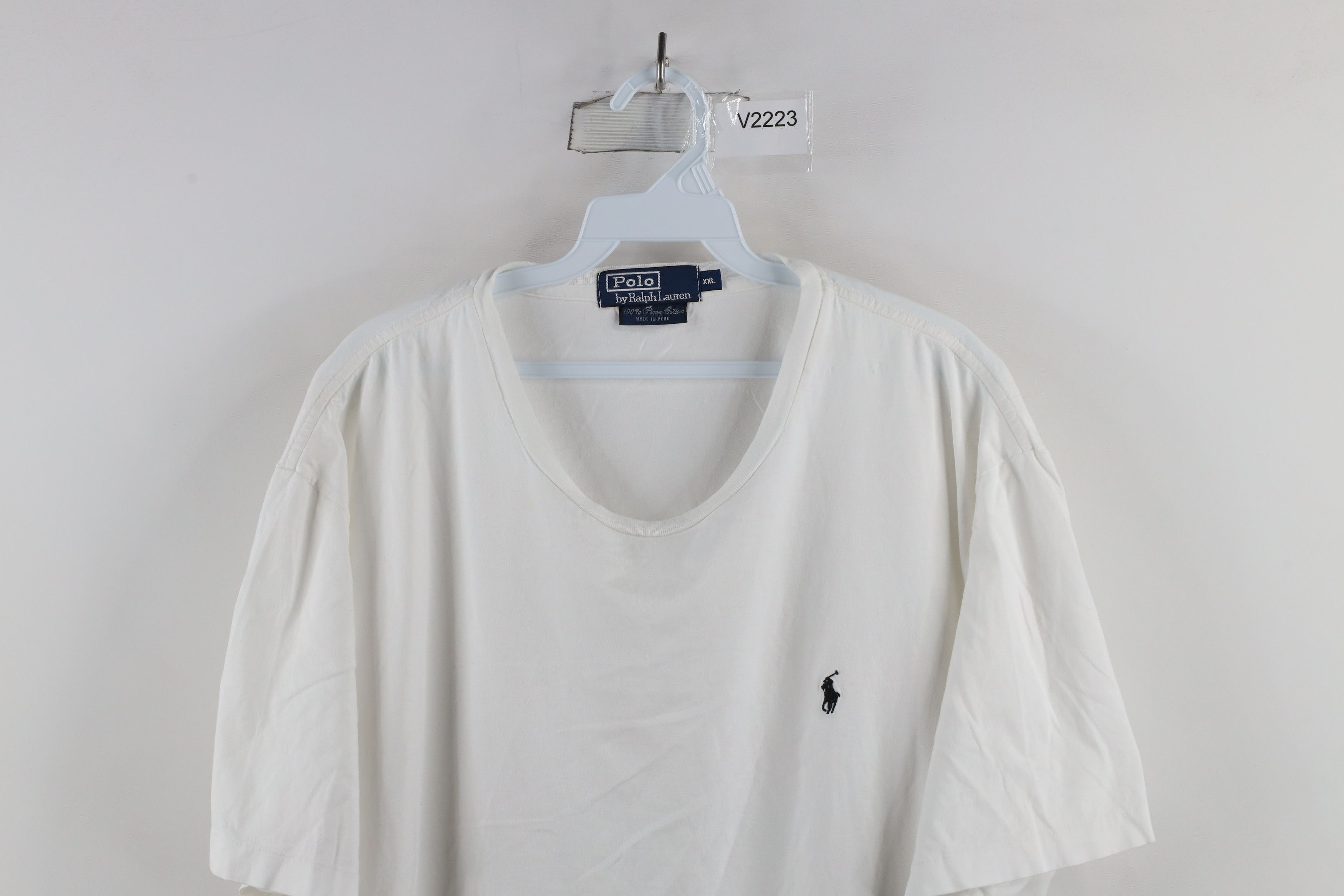 Ralph Lauren × Vintage Vintage 90s Ralph Lauren Pima Cotton Short Sleeve T-Shirt Size US XXL / EU 58 / 5 - 2 Thumbnail