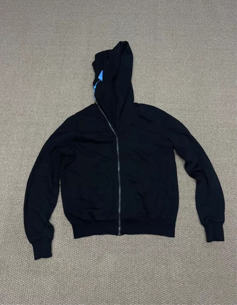 Rick Owens Rick Owens Oblique Zip Wizard Hat Black Hooded jacket Size US XXL / EU 58 / 5 - 3 Thumbnail
