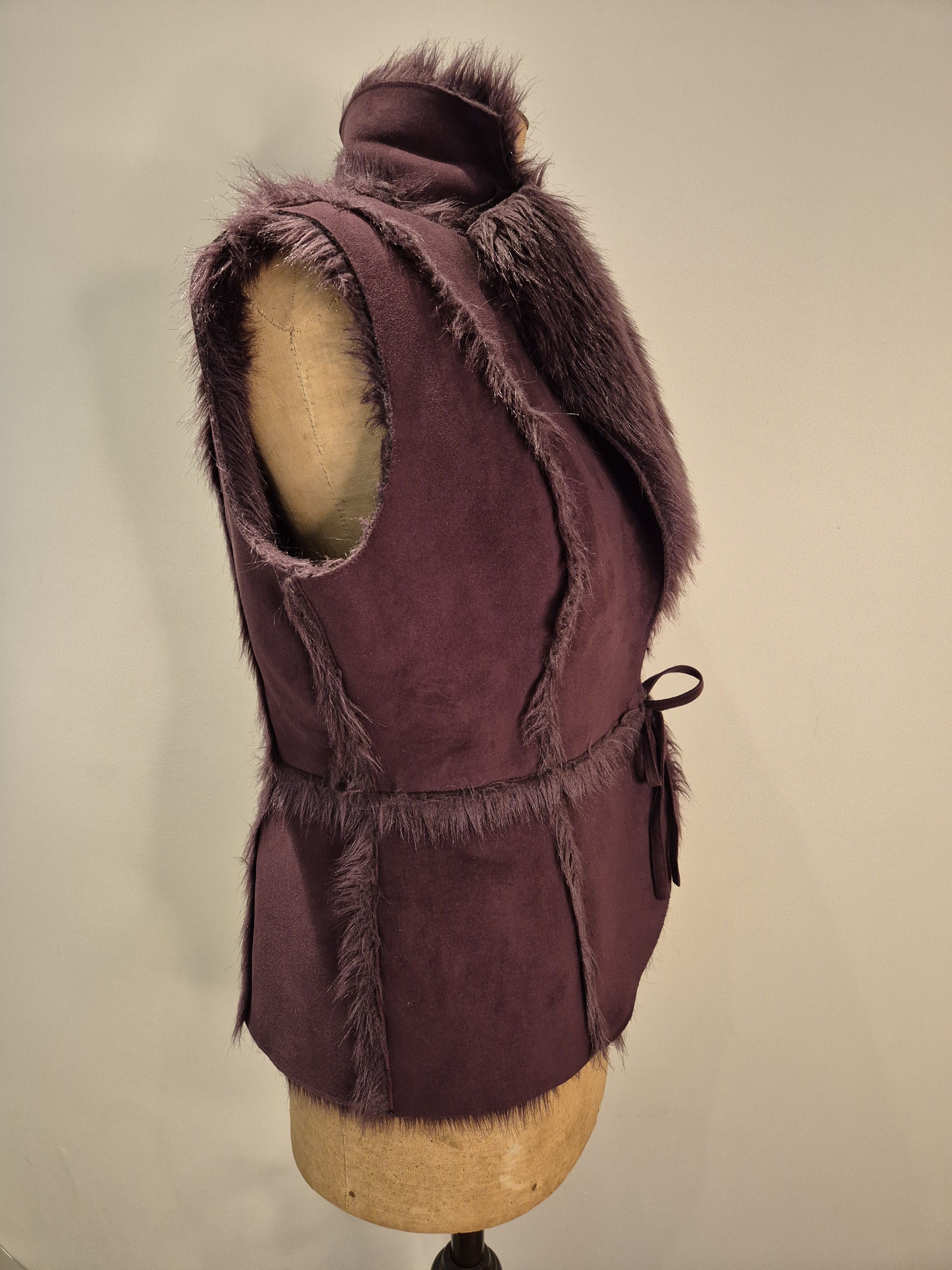 Japanese Brand Vintage Faux Fur Vest Size S / US 4 / IT 40 - 6 Thumbnail