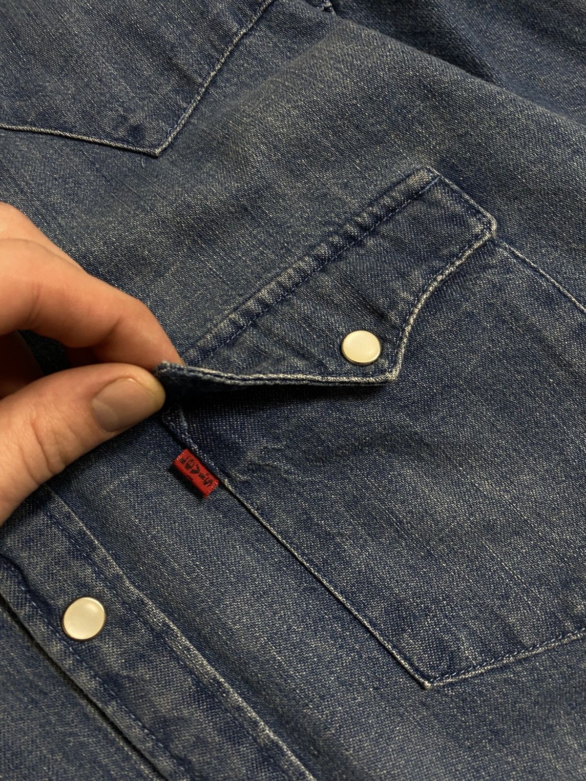 Levi's Rare Levi’s Justin Timberlake Fresh Leaves Denim Shirt M Size US M / EU 48-50 / 2 - 3 Thumbnail