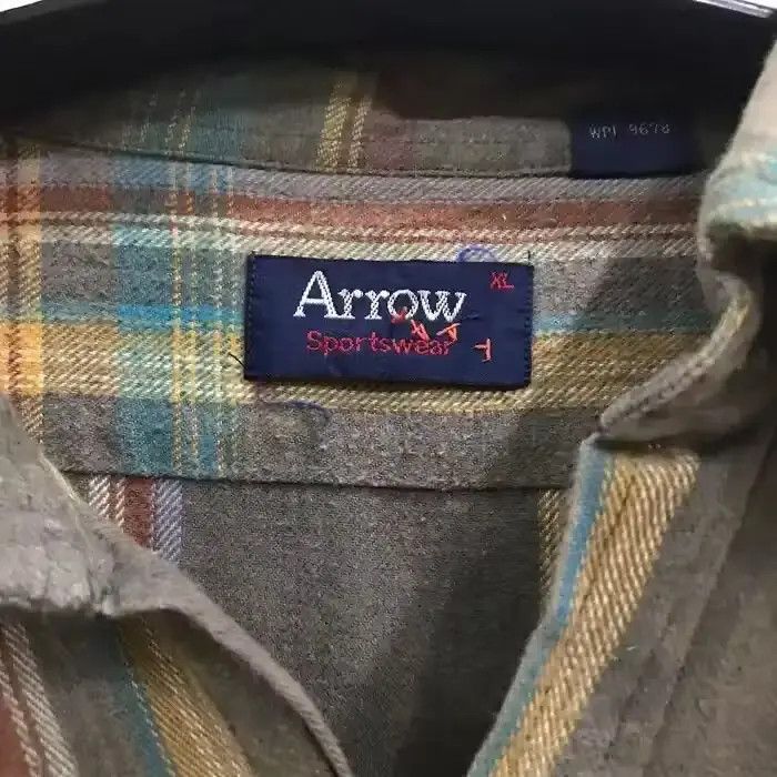 Arrow Arrow Plaid Tartan Flannel Shirt Size US XL / EU 56 / 4 - 3 Thumbnail