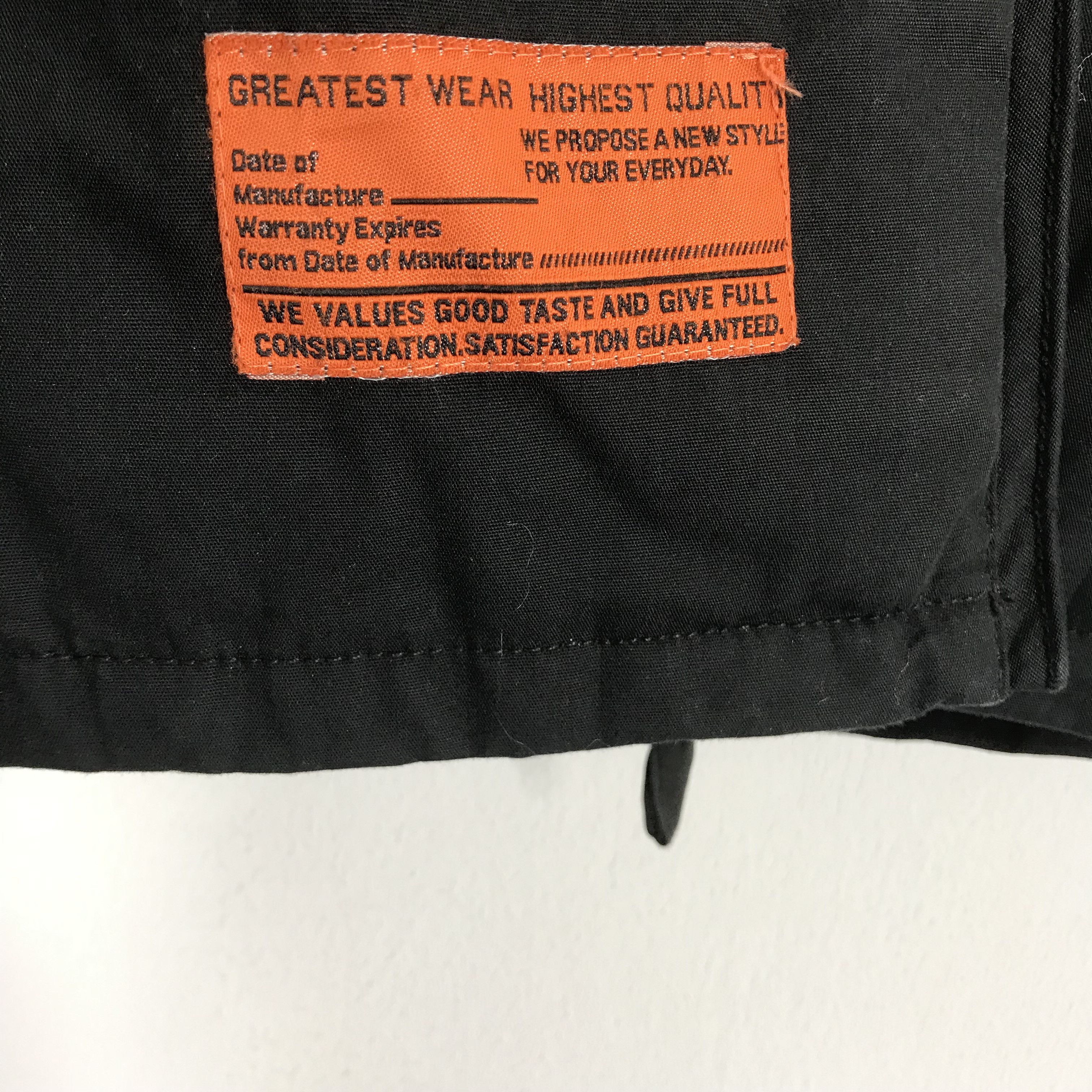 Japanese Brand Vintage Crebar Garments Union Made Black Bomber Jacket Size US M / EU 48-50 / 2 - 8 Thumbnail