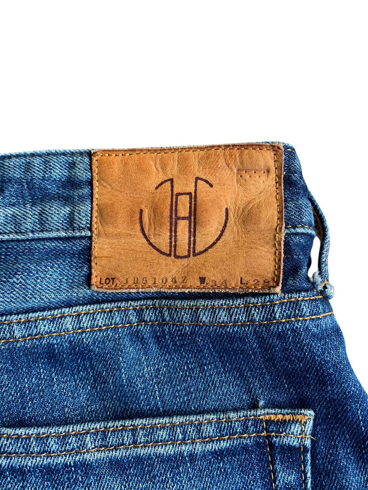 Japanese Brand × Kapital × Vintage JAPAN BLUE JEANS SELVEDGE DISTRESSED DENIM Size US 33 - 11 Thumbnail