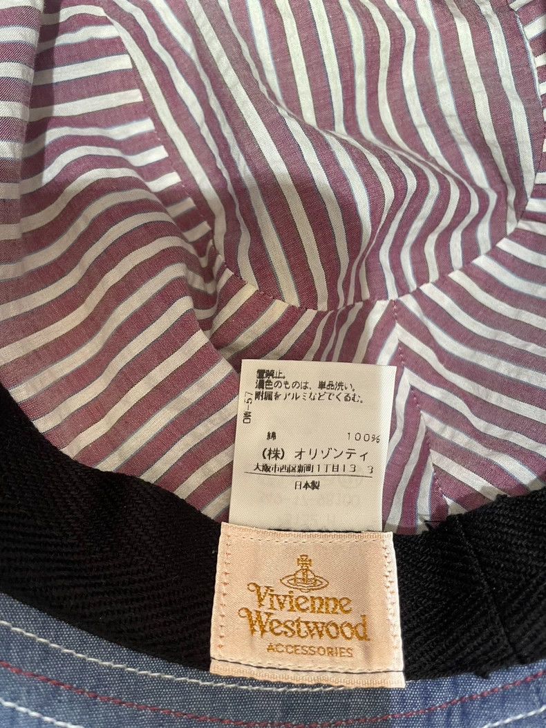 Vivienne Westwood Vivienne Westwood Denim Bucket Hat Fisherman Hat Head Circ Size ONE SIZE - 7 Thumbnail