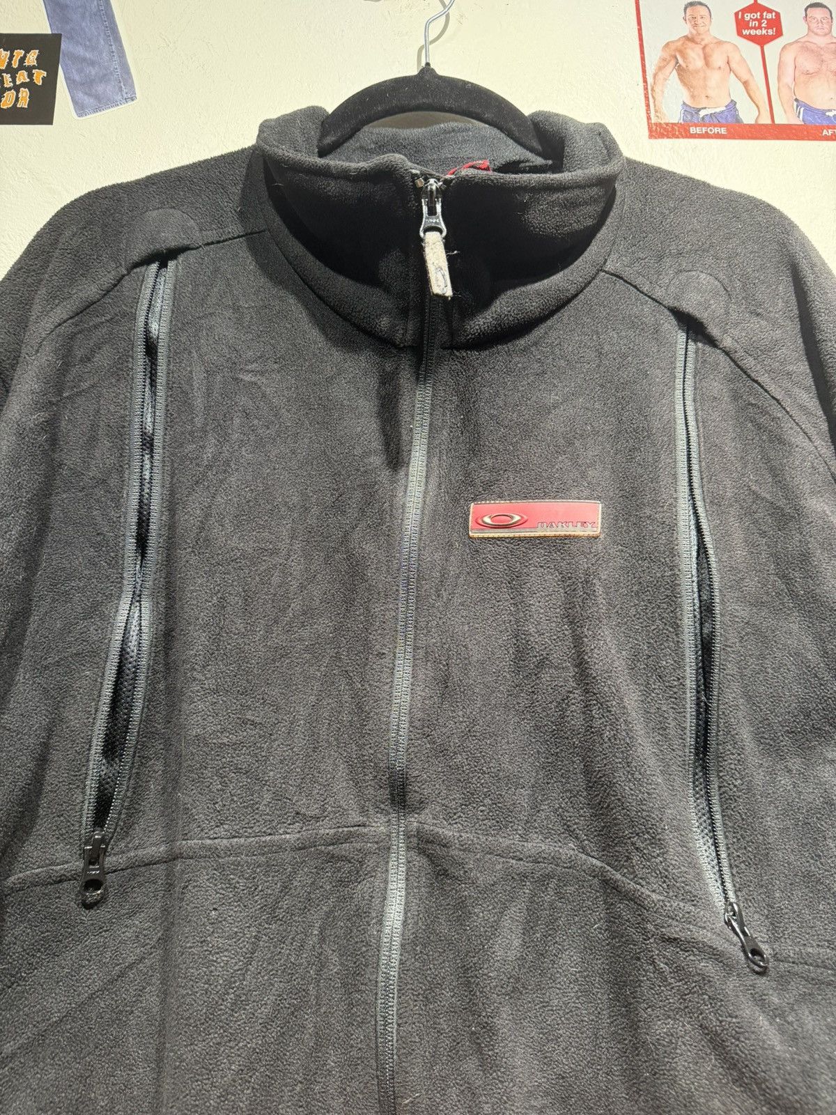 Oakley Vintage Oakley software zip up fleece Size US XL / EU 56 / 4 - 11 Thumbnail
