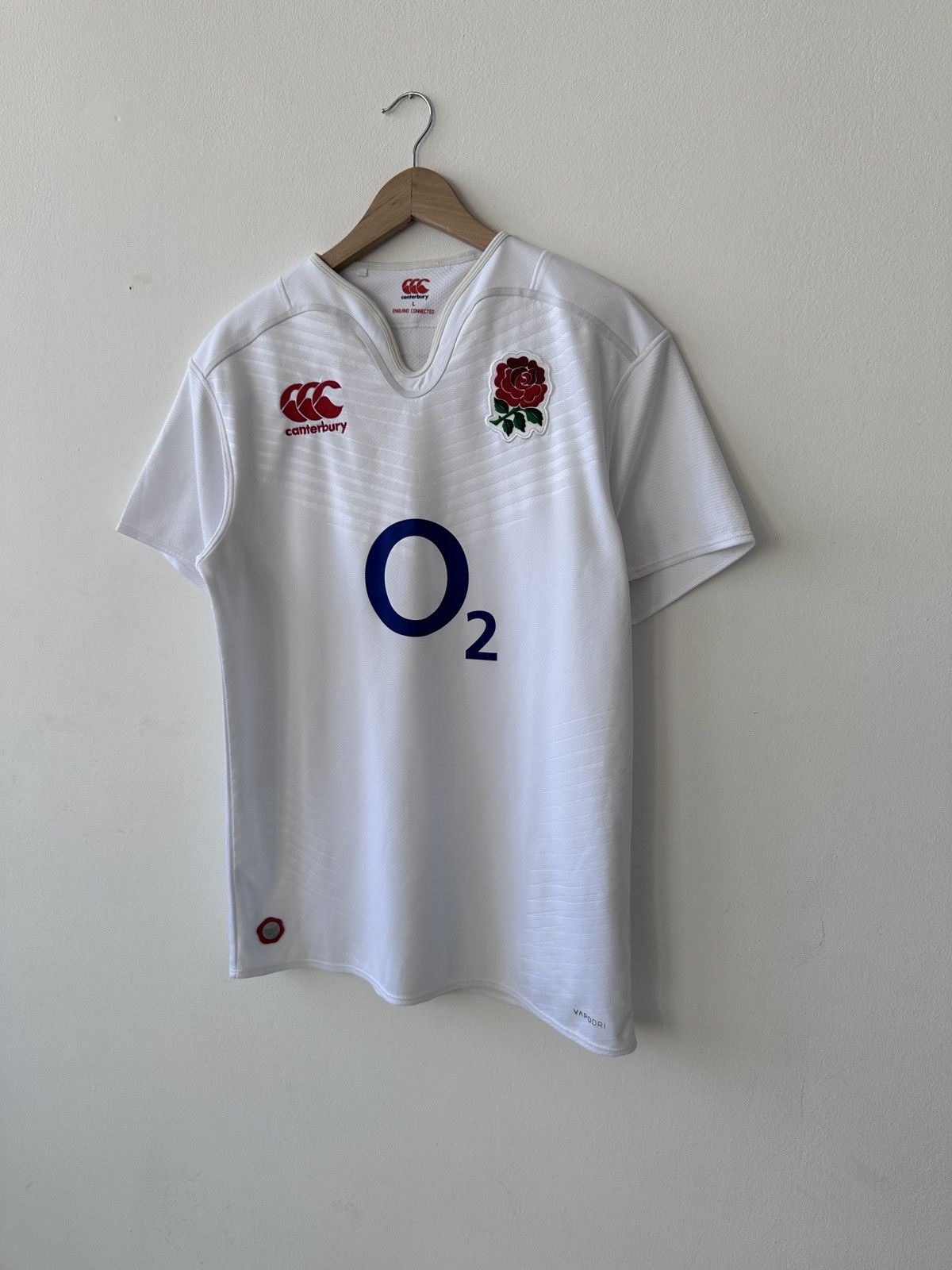 Canterbury of New Zealand Canterbury England 15/16 Home Rugby Union Jersey Size US L / EU 52-54 / 3 - 3 Thumbnail