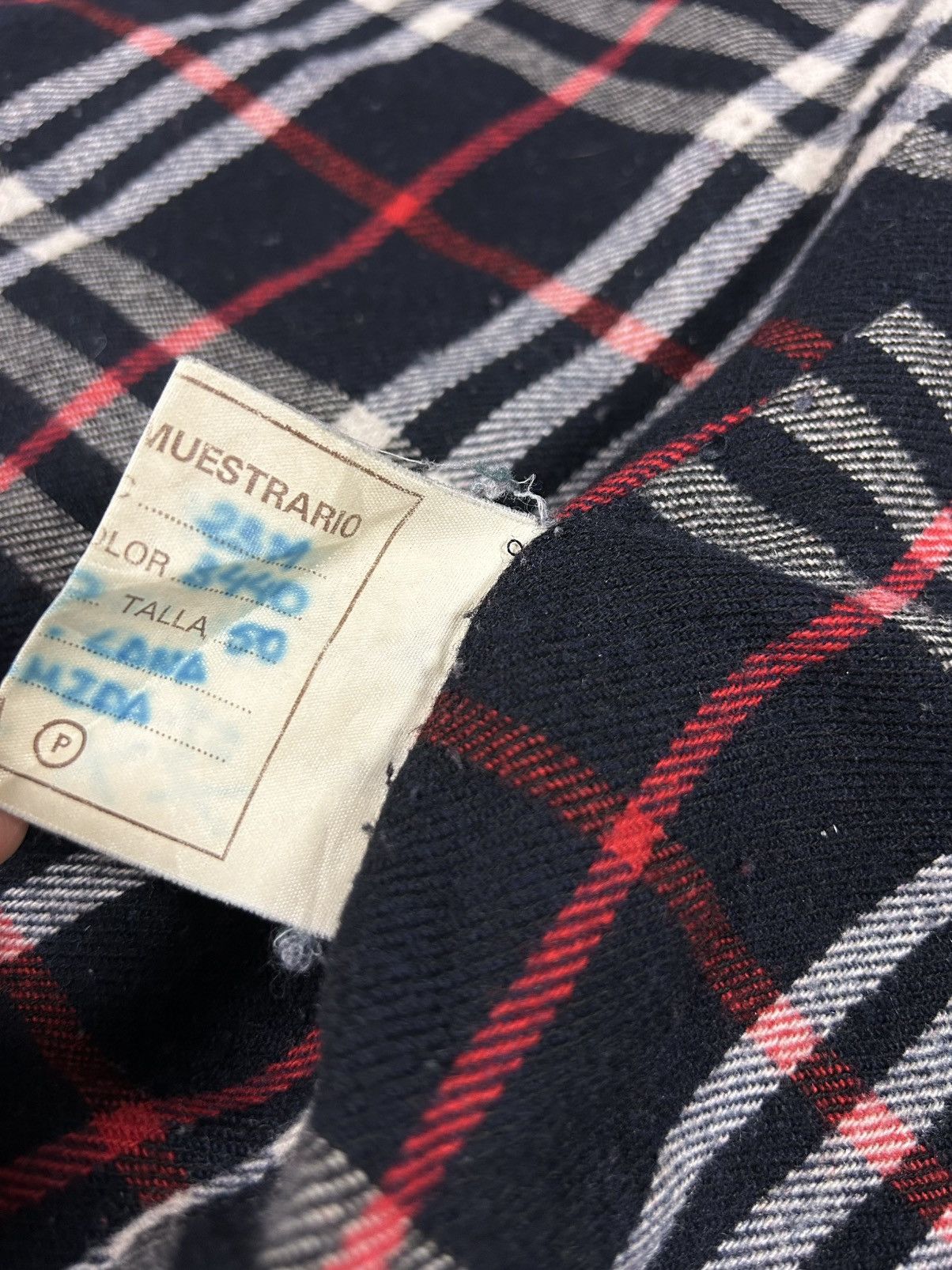 Burberry Burberrys coat navy vintage nova check Burberry wool Size US XL / EU 56 / 4 - 7 Thumbnail