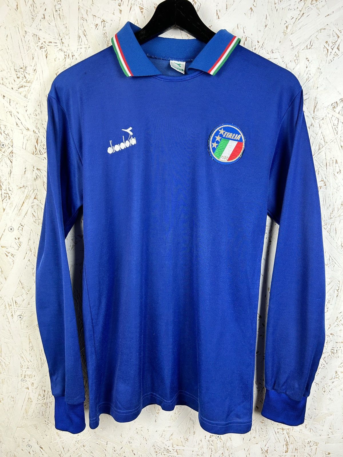 Diadora 80s Vintage Diadora Italy 1986/88/80 Home Kit Soccer Jersey Size US M / EU 48-50 / 2 - 1 Thumbnail