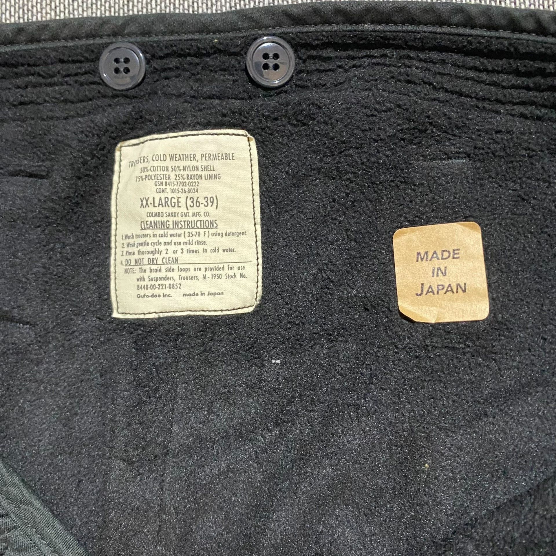 Buzz Rickson's Buzz Rickson's USN Cold Combat Pants Size US 28 / EU 44 - 9 Thumbnail