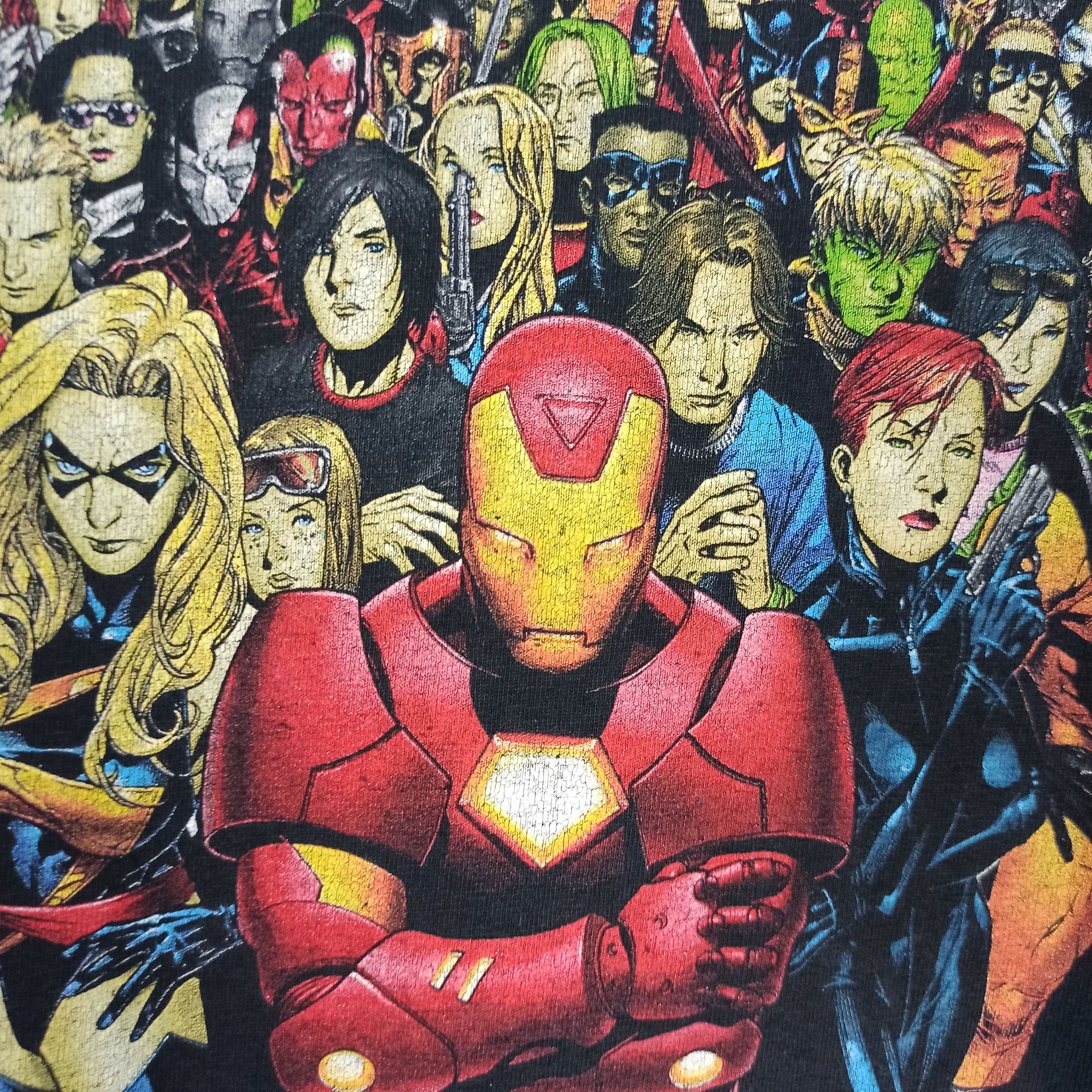 Mad Engine Rare Mad Engine Marvel All Charater Hero Movie Promo Tshirt Size US M / EU 48-50 / 2 - 3 Thumbnail