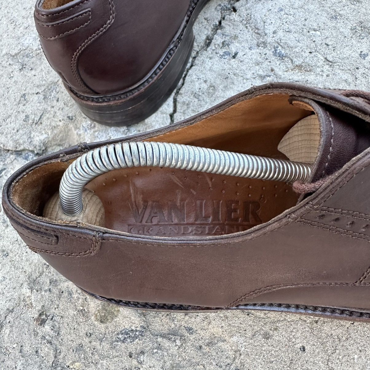 Leather Vintage Man’s Van Lier grandstands Leather Shoes Size 8 Size US 9 / EU 42 - 10 Thumbnail