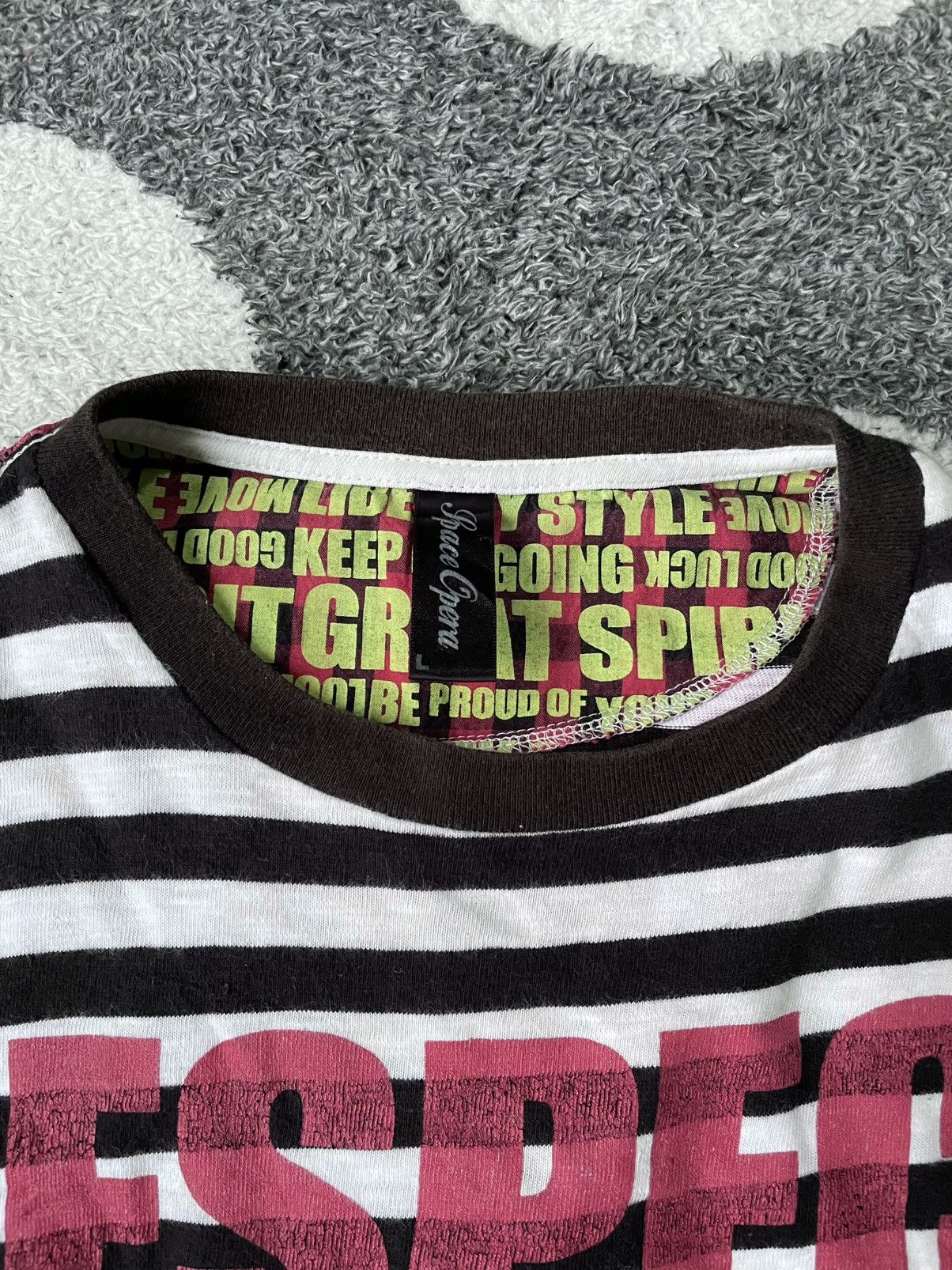 Japanese Brand JAPANESE SPACE OPERA STRIPED TEE Size US M / EU 48-50 / 2 - 5 Thumbnail