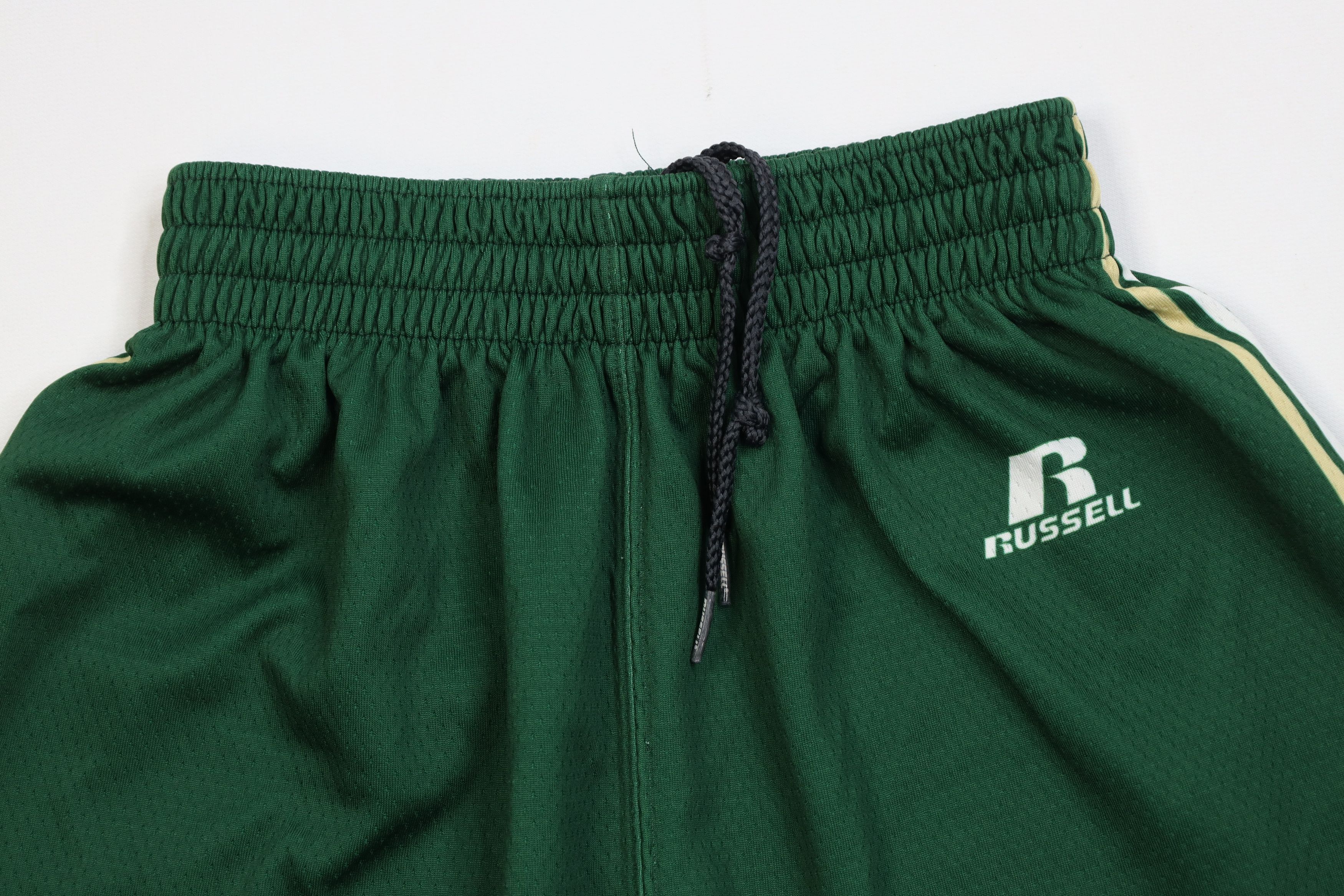 Russell Athletic Vintage 90s Y2K Russell Athletic Basketball Shorts Green Size US 30 / EU 46 - 2 Thumbnail