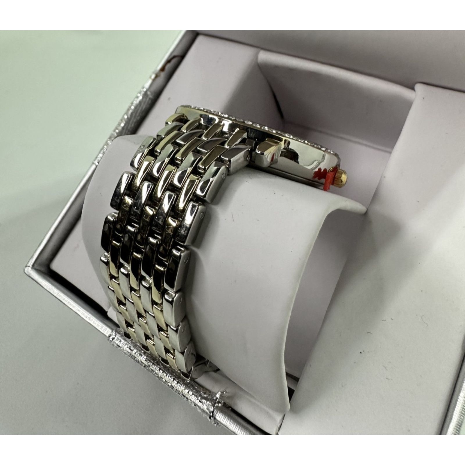 Other American Exchange Women’s Gold-Tone Watch w/Rhinestone Bezel Size ONE SIZE - 7 Thumbnail