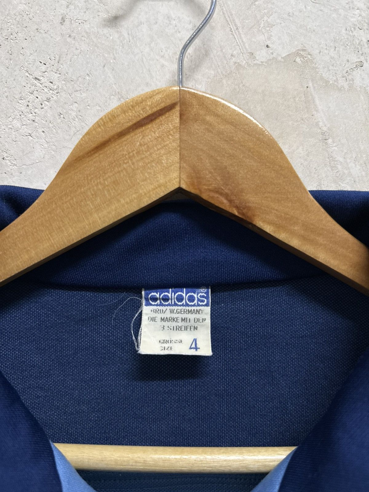 Adidas Vintage 90s Distressed Adidas Trefoil Zip Up Track Jacket Size US M / EU 48-50 / 2 - 6 Thumbnail