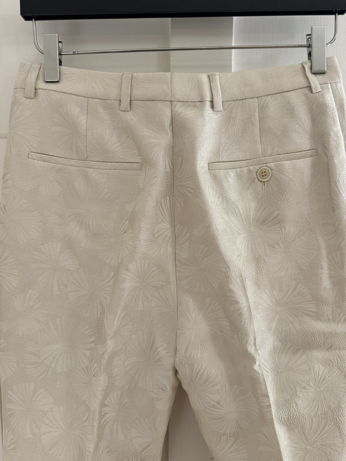 Saint Laurent Paris Saint Laurent Paris SS21 Jacquard Wool-Silk Blend Trouser Size US 29 - 3 Thumbnail