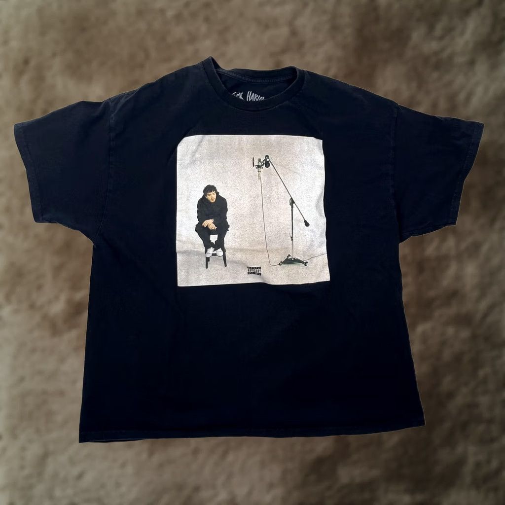Vintage Jack Harlow T-Shirt Mens XL Black Studio Microphone Graphic Rap Music Tee Size US XL / EU 56 / 4 - 1 Thumbnail