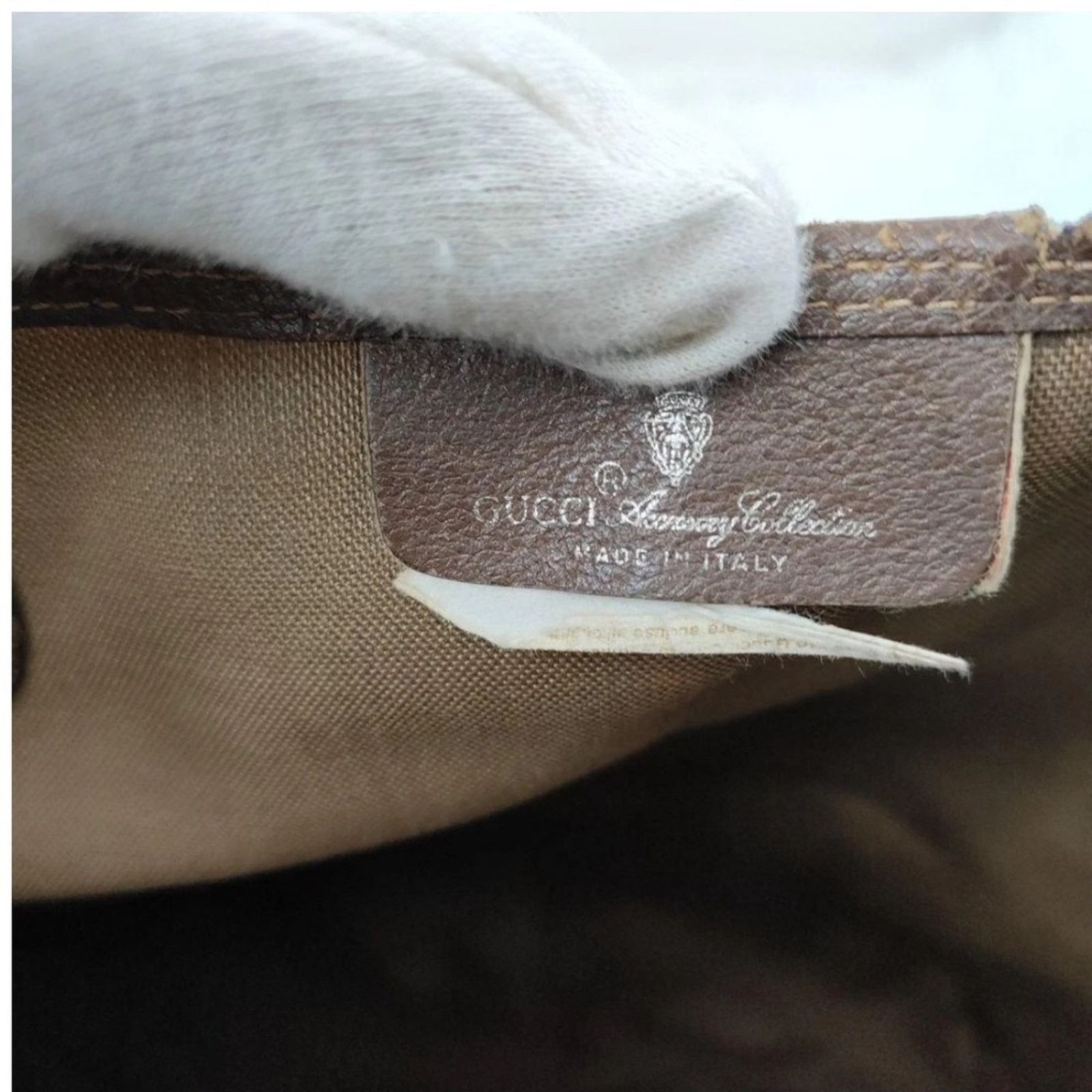 Gucci Authentic Vintage Gucci Monogram Canvas Tote Bag Size ONE SIZE - 14 Thumbnail