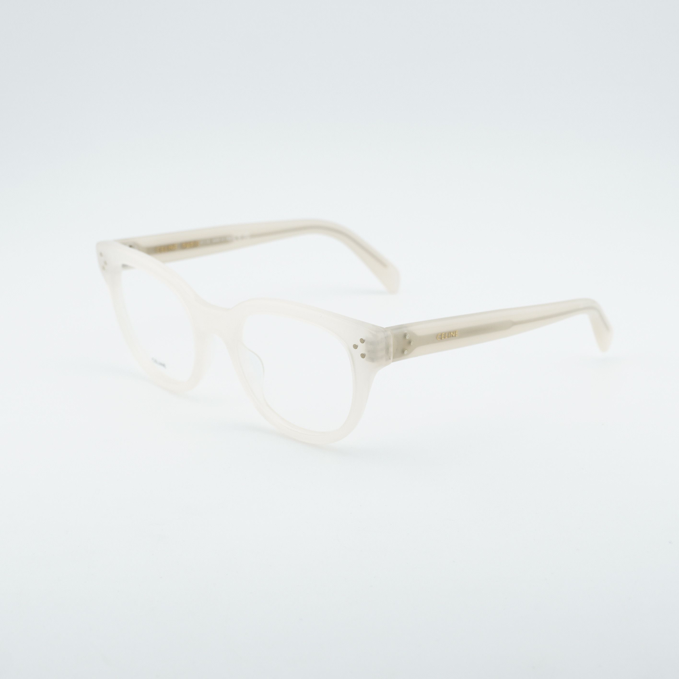 Celine Celine CL50109I 025 Eyeglasses Ivory 51mm Square Frame Size ONE SIZE - 1 Thumbnail