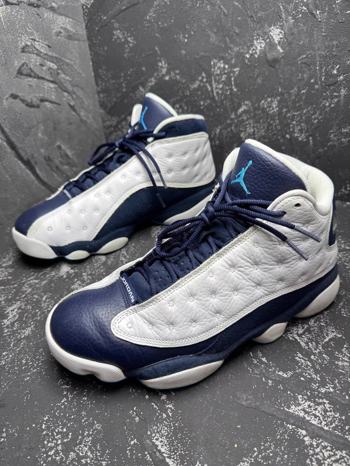 Nike Air Jordan 13 Obsidian White Blue Q10 Size US 9.5 / EU 42-43 - 1 Thumbnail