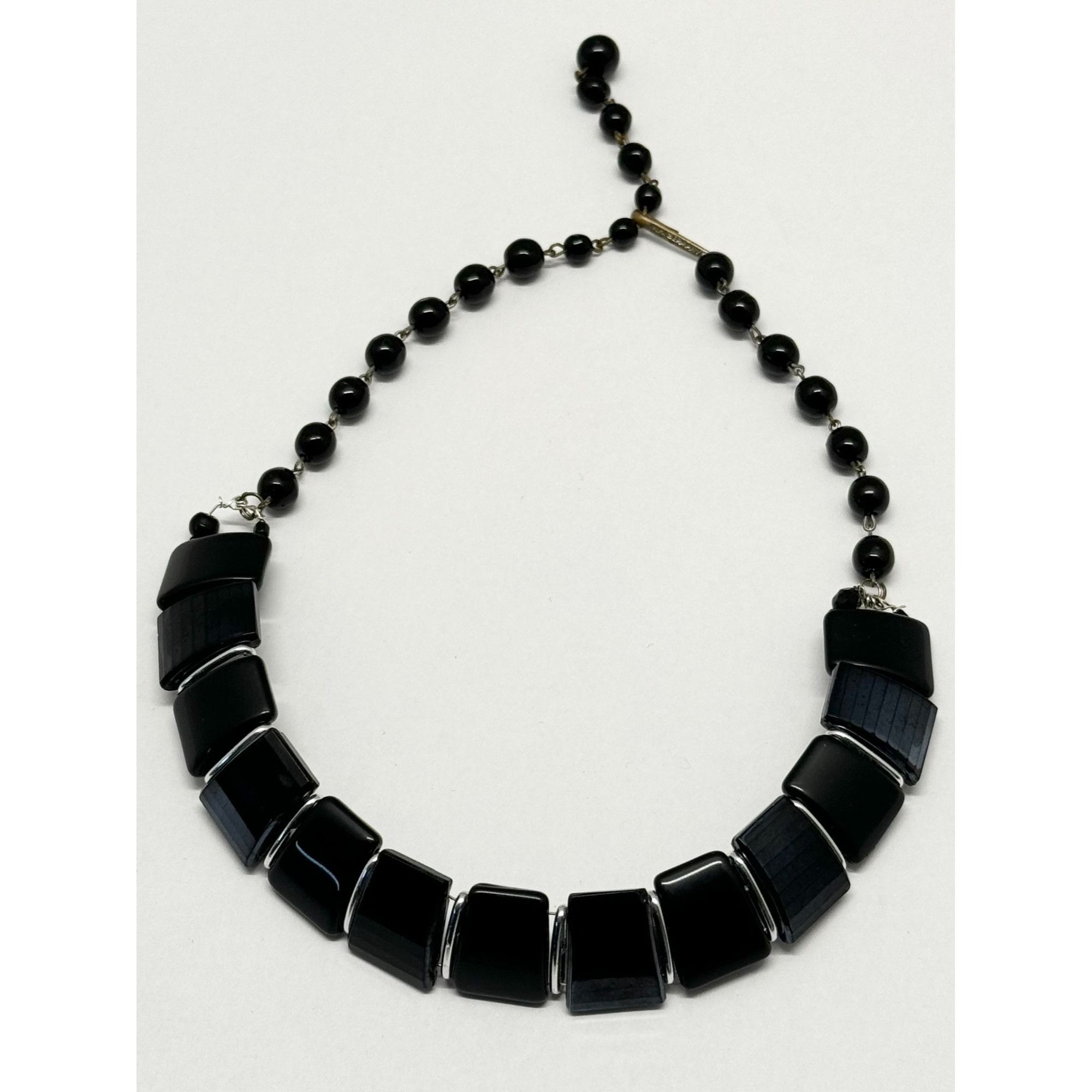Vintage West Germany Glass beaded collar vintage necklace Size ONE SIZE - 3 Thumbnail