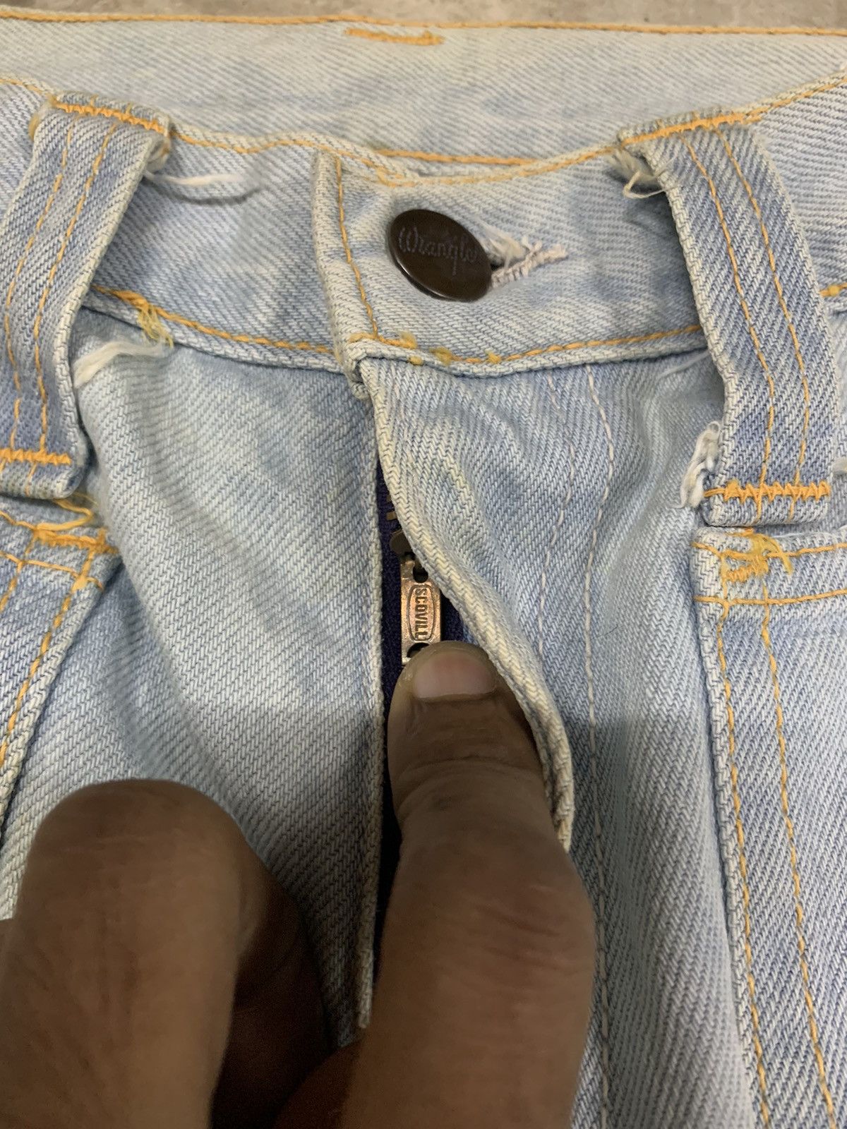 Wrangler 90s WRANGLER FLARE PANT RARE Size 29" - 8 Thumbnail