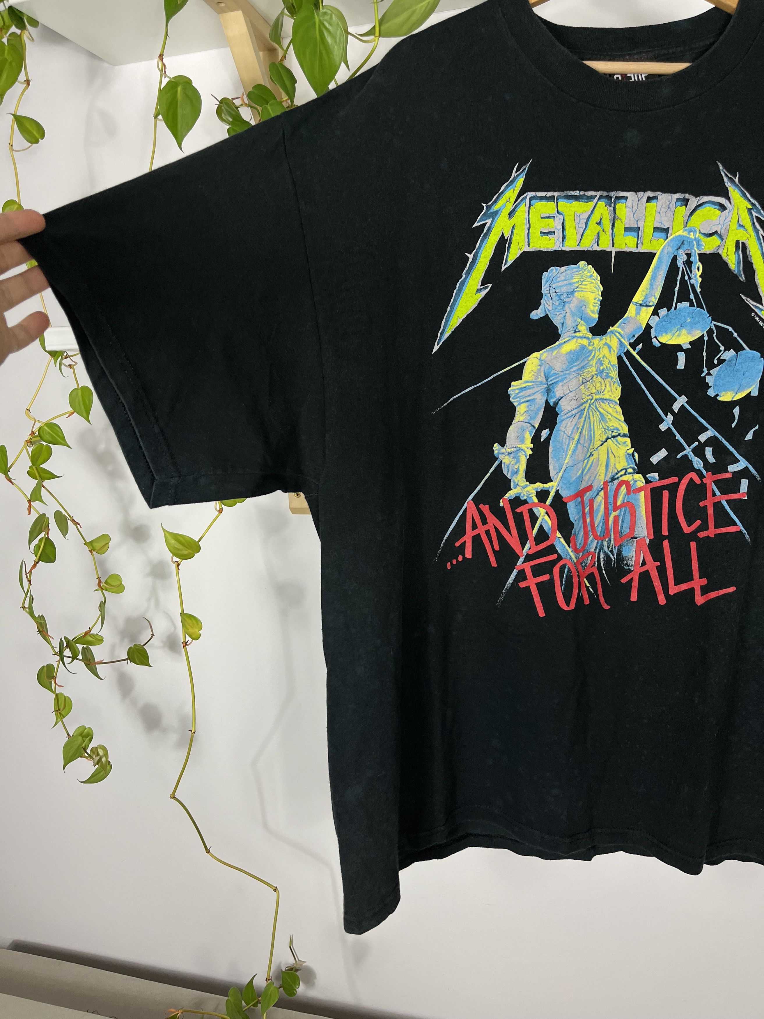 Band Tees × Giant × Vintage Giant Metallica ‘…And Justice for All’ 1994 Tshirt Size US XXL / EU 58 / 5 - 10 Thumbnail