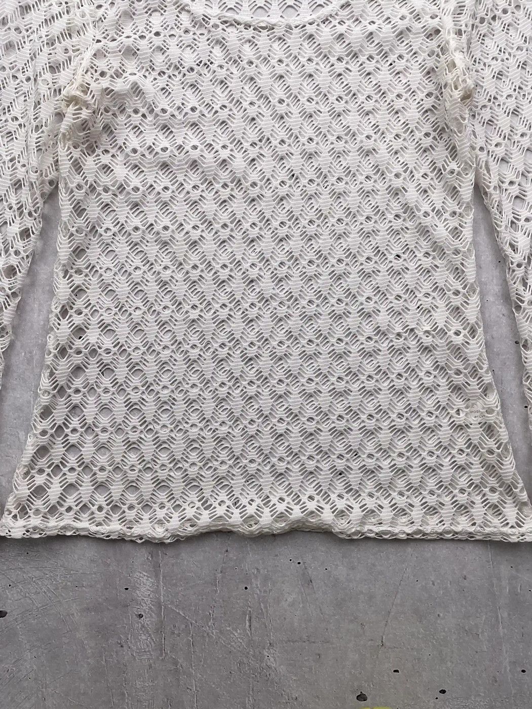 Japanese Brand Vintage Mesh Long Sleeve Size M / US 6-8 / IT 42-44 - 3 Thumbnail