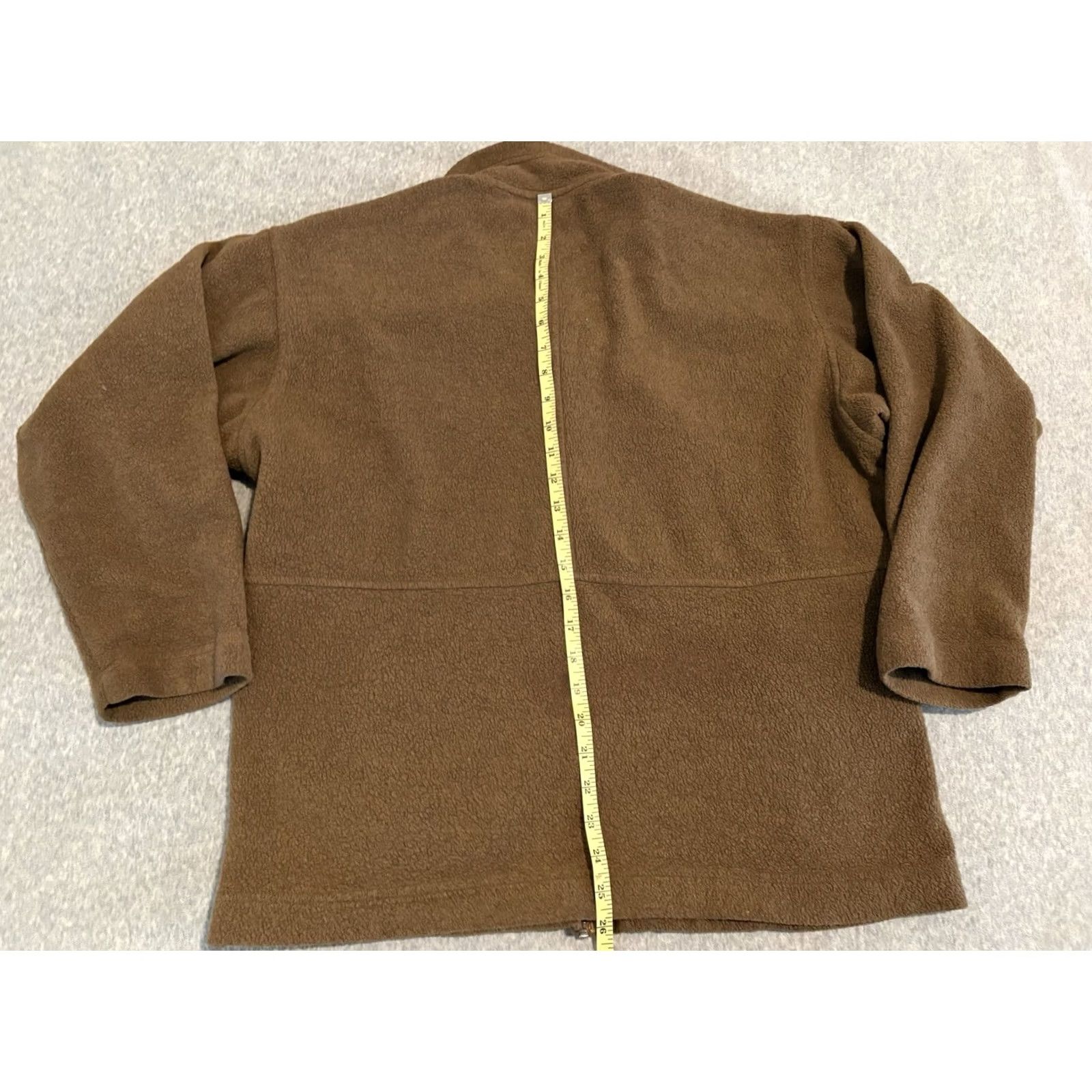 Patagonia VINTAGE Patagonia Jacket Mens Small Brown Full Zip Fleece USA Damaged Back Fabric Size US S / EU 44-46 / 1 - 7 Thumbnail