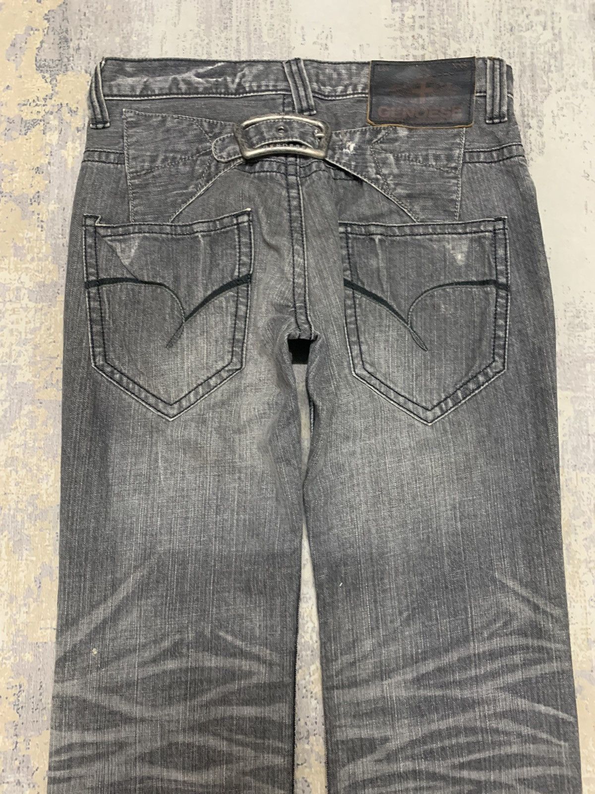 Japanese Brand Japanese Genoese Open Hem Clawmark Denim Pant 32x31 Size US 32 / EU 48 - 12 Thumbnail