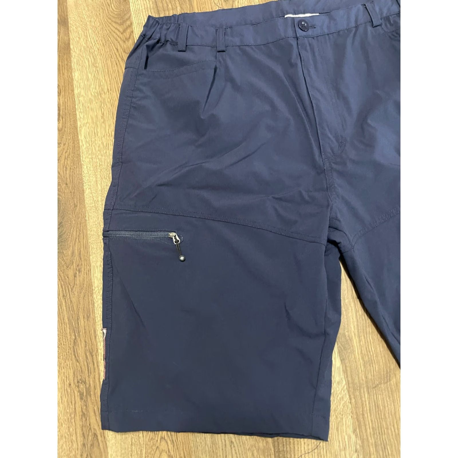 Vintage Cyclewear Shorts, Men’s Size XL, Navy Blue, Zip Pockets, Casual Chino Shorts, Regular Fit, Inseam 11 in, Pockets, Navy, Cyclewear, Men Size US 36 / EU 52 - 3 Thumbnail