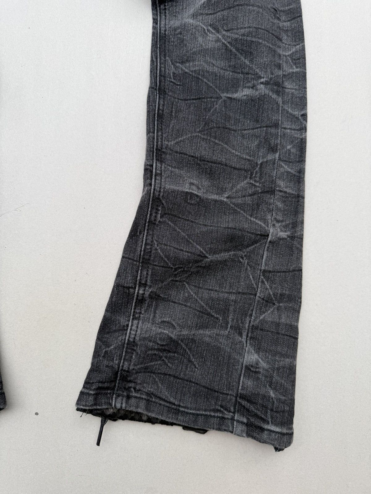 Japanese Brand lace up flare jeans Size US 32 / EU 48 - 3 Thumbnail