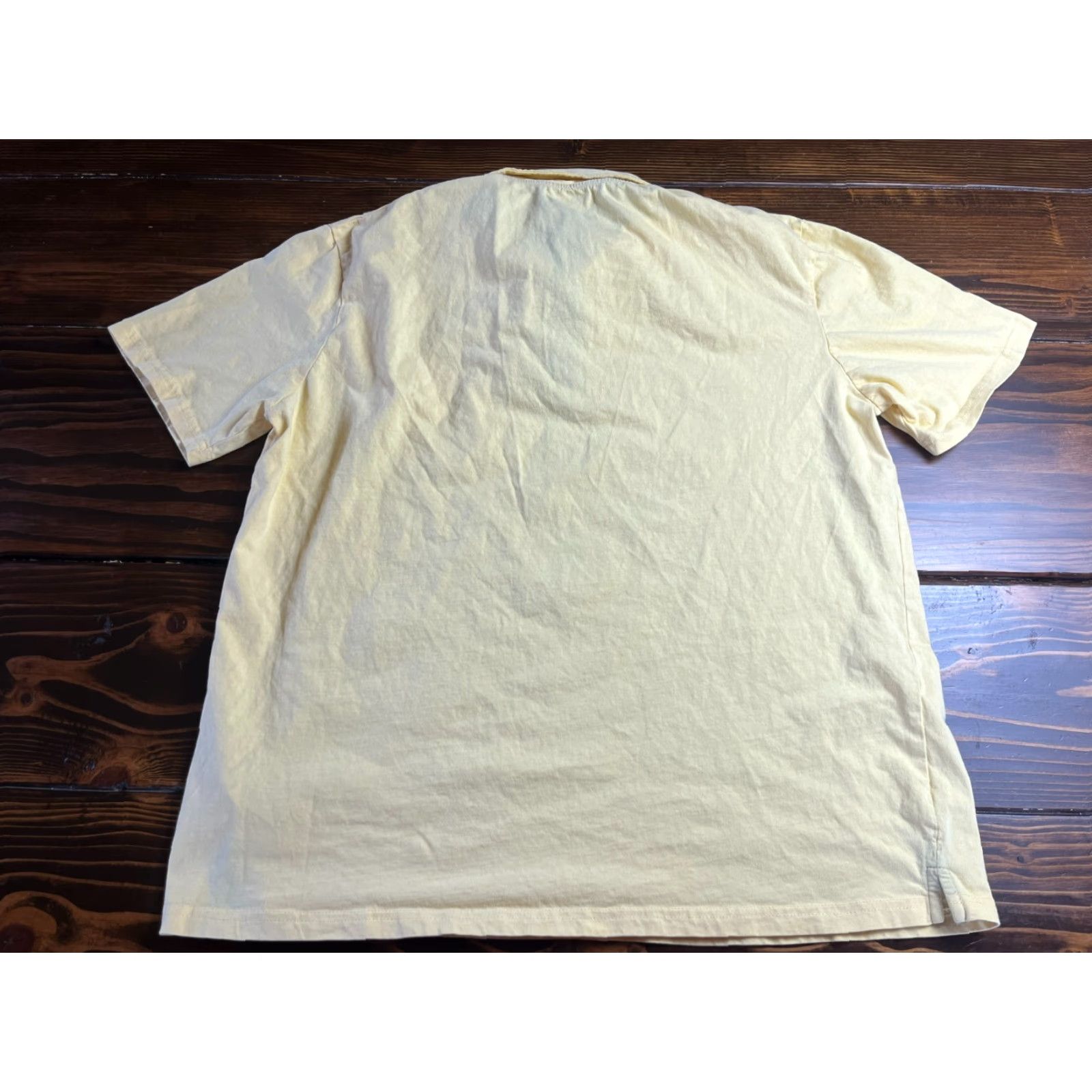 Vintage Atlas Polo Shirt, Men’s XL, Yellow, Short Sleeve, Regular Fit, Solid, Cotton? (Note: do not add new info) Size US XL / EU 56 / 4 - 2 Thumbnail