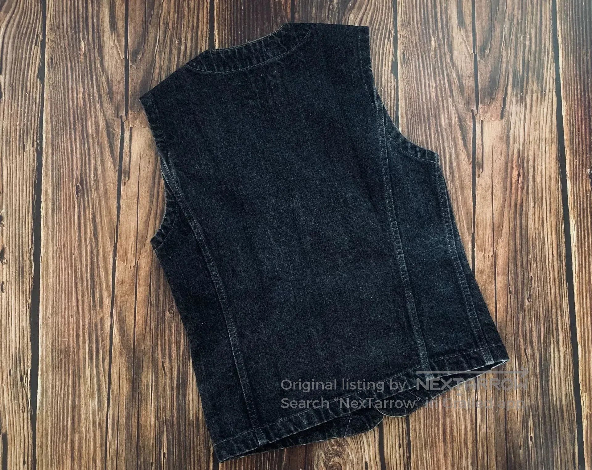 The Flat Head Flat Head Motorcycle Vest Denim Jacket. Size US XXL / EU 58 / 5 - 2 Thumbnail