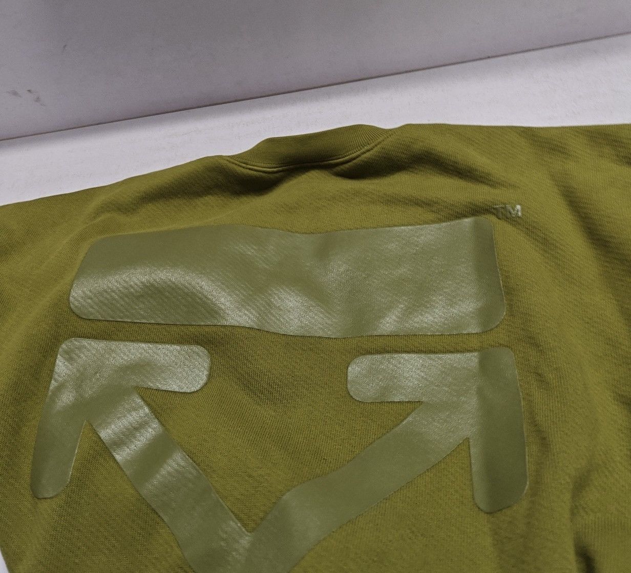Off-White OFF-WHITE Rubber Arrows Crewneck Green Size US S / EU 44-46 / 1 - 5 Thumbnail