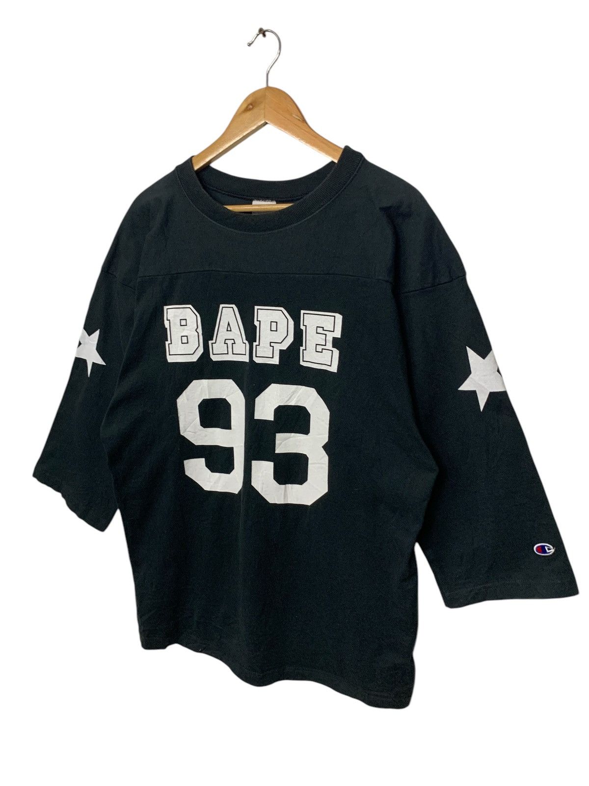 Bape × Champion × Vintage Very Rare‼️Champion X A Bathing Ape T Shirt Made In USA Size US XL / EU 56 / 4 - 2 Thumbnail