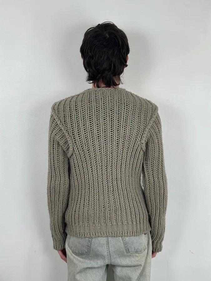 Dolce & Gabbana 1990s Dolce & Gabbana Grey Wool Alpaga Sweater Size US M / EU 48-50 / 2 - 2 Thumbnail