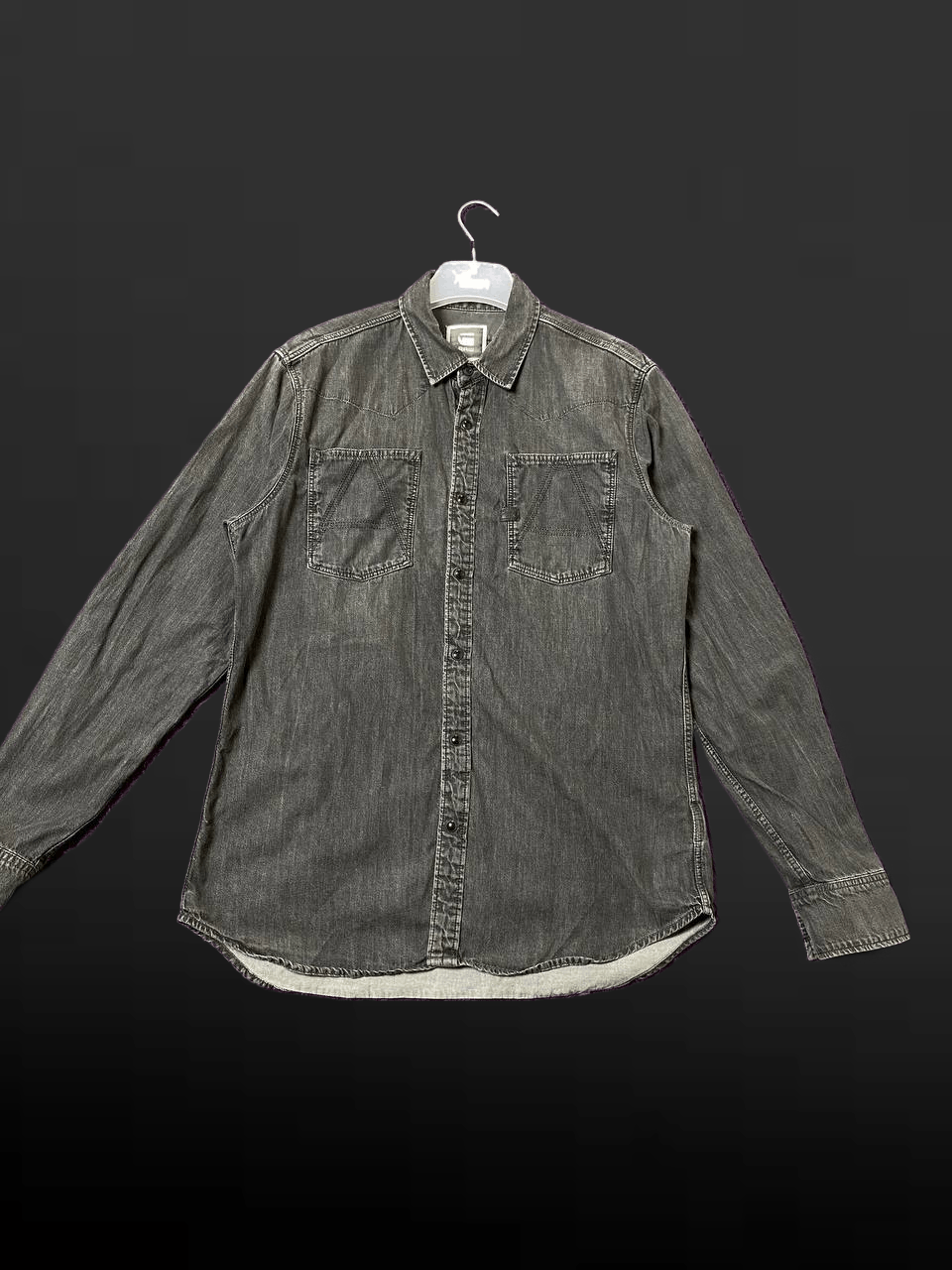 G-Star Vintage G-Star Raw Denim Shirt Size L Y2K Size US L / EU 52-54 / 3 - 1 Thumbnail
