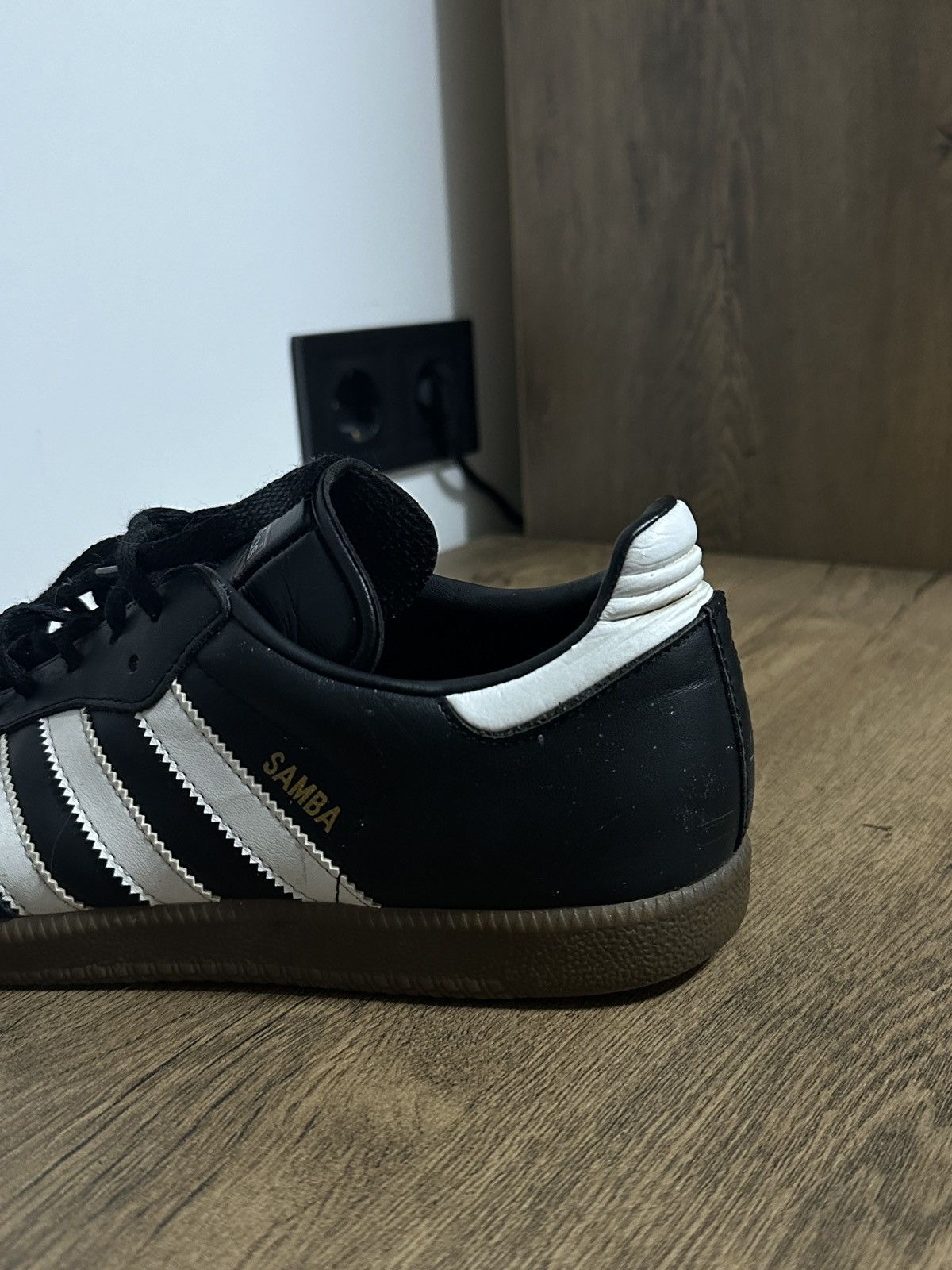 Adidas OG 2013 Adidas Samba Black Leather Shoes Men’s 44 Size Size US 10 / EU 43 - 9 Thumbnail