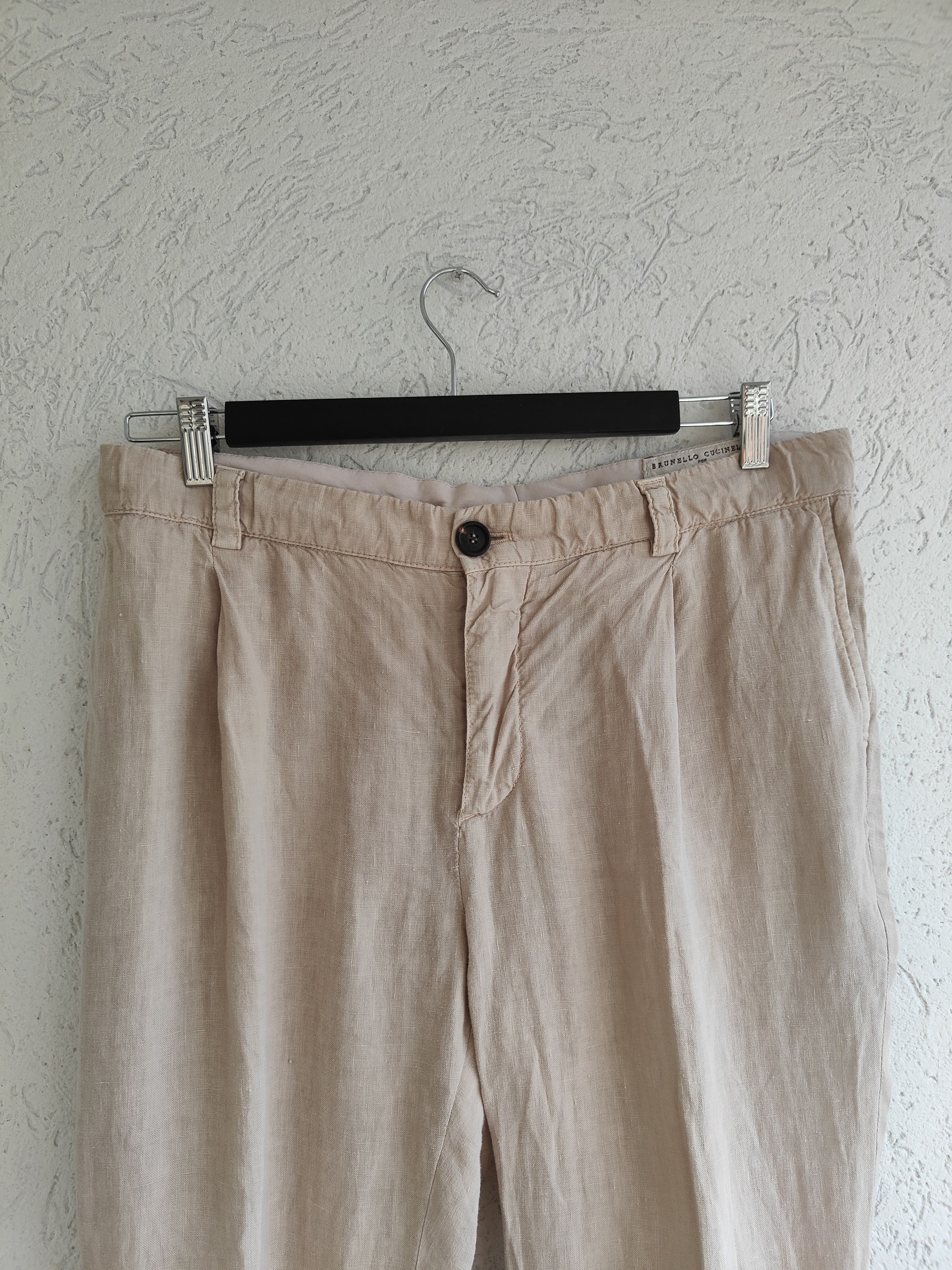 Brunello Cucinelli Brunello Cucinelli Linen Pants Size US 34 / EU 50 - 2 Thumbnail